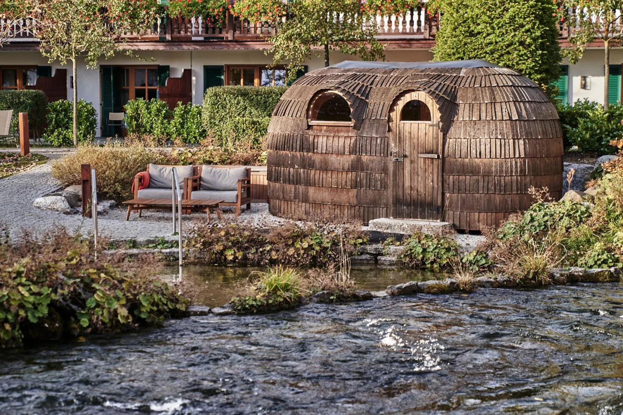 Sauna in Spa & Resort Bachmair Weissach, LUXURY FAMILY RESORT