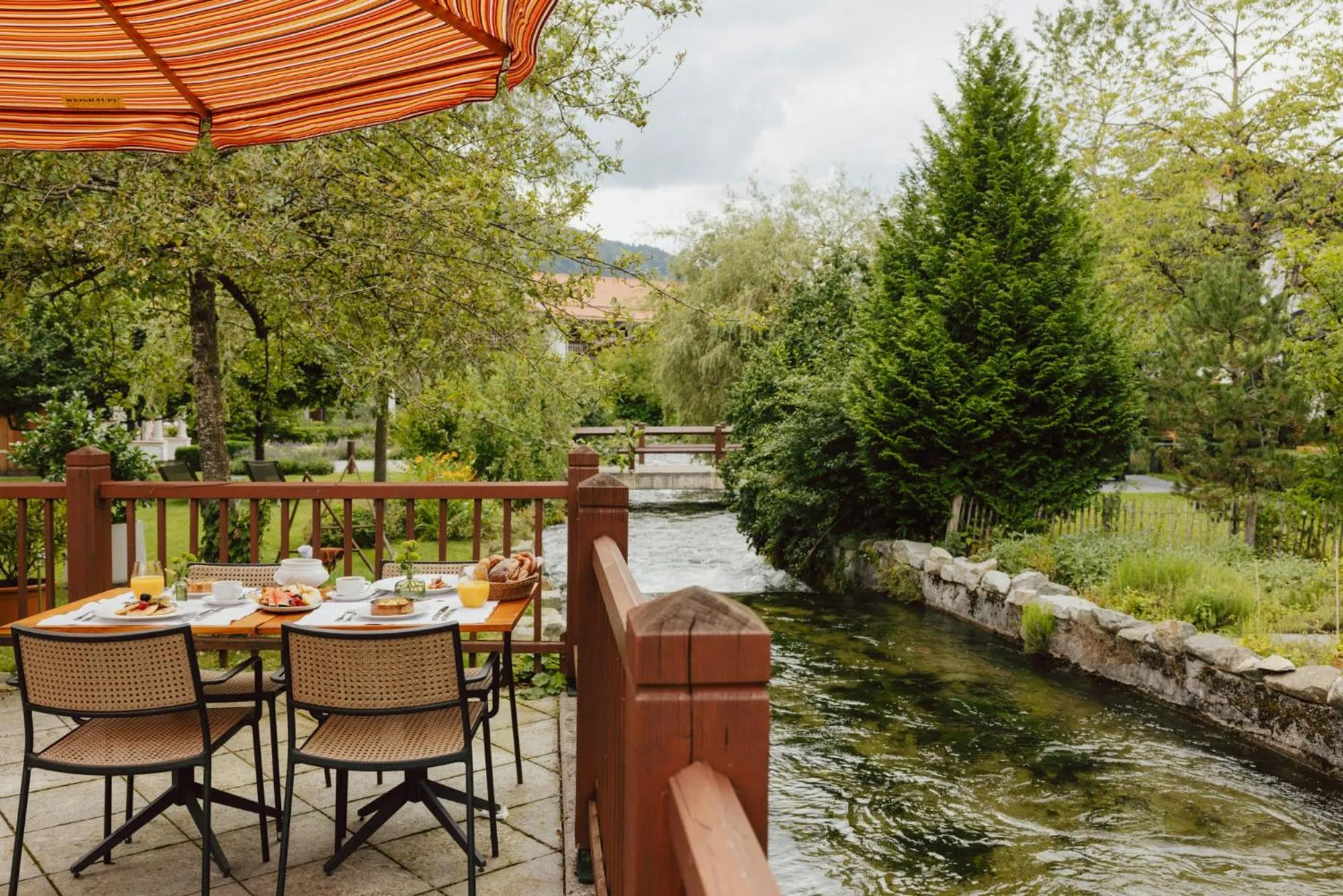 River view in Spa & Resort Bachmair Weissach, LUXURY FAMILY RESORT