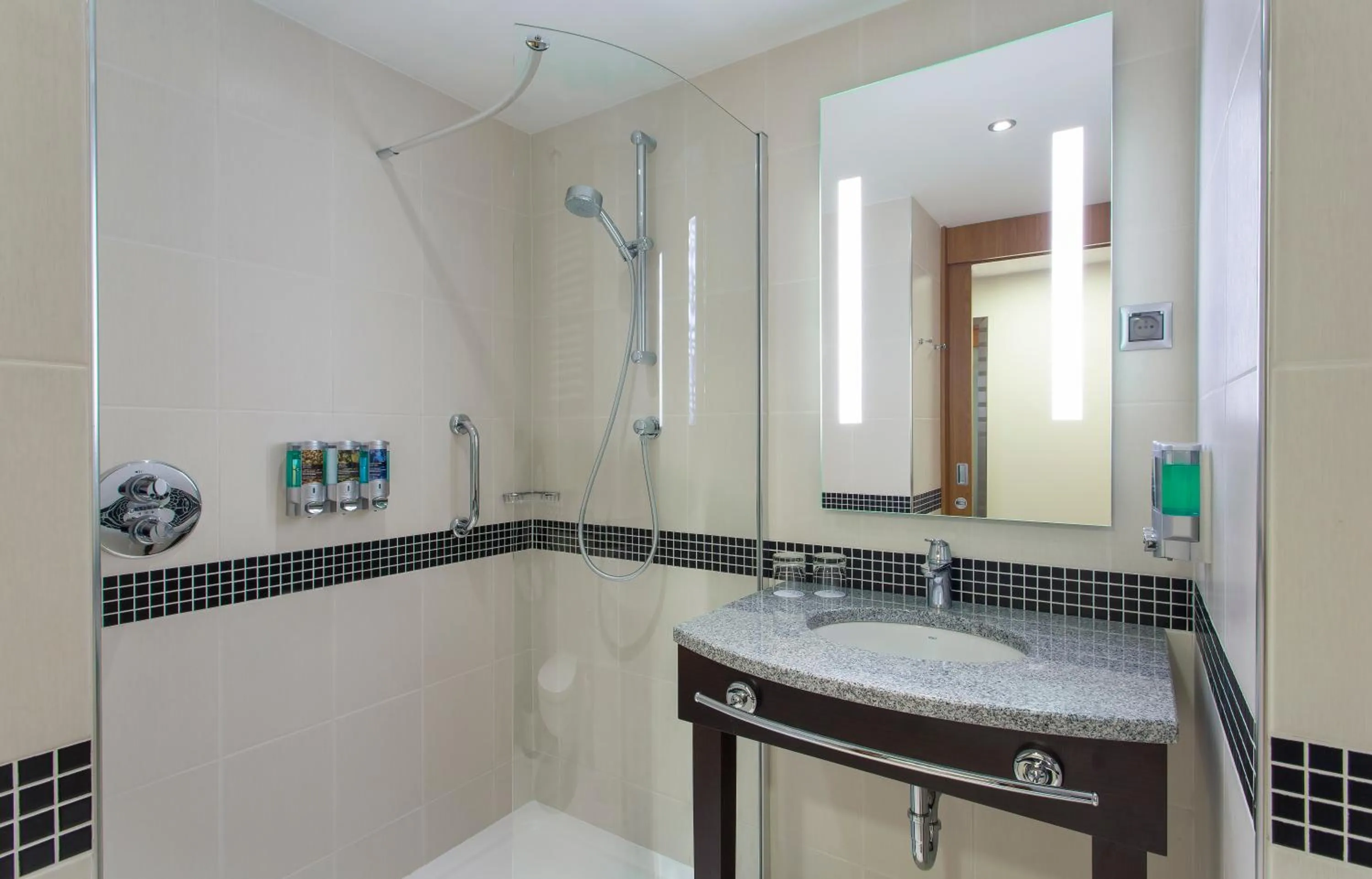 Bathroom in Hampton by Hilton Gdansk Airport