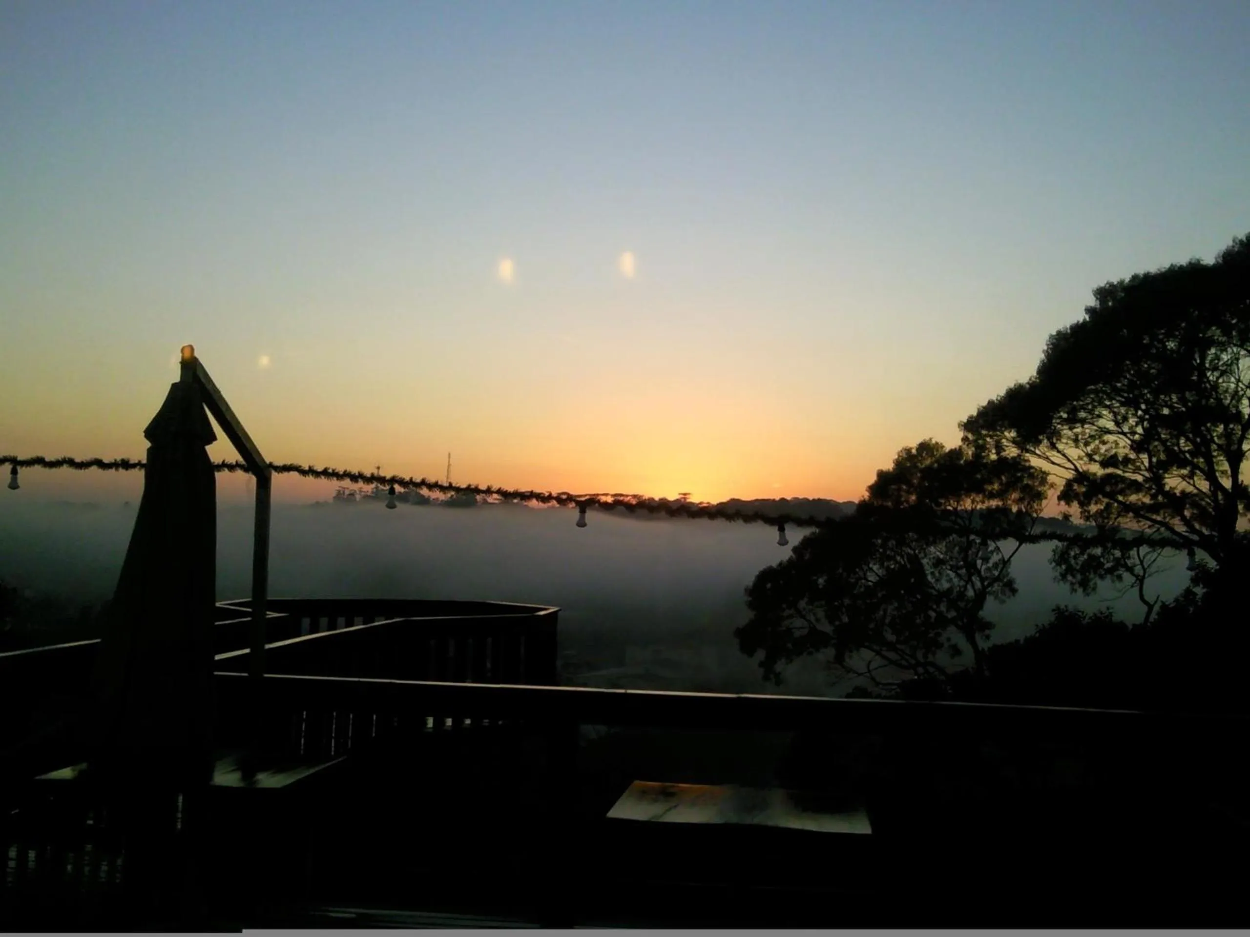Sunrise in Hotel Pousada Joao de Barro