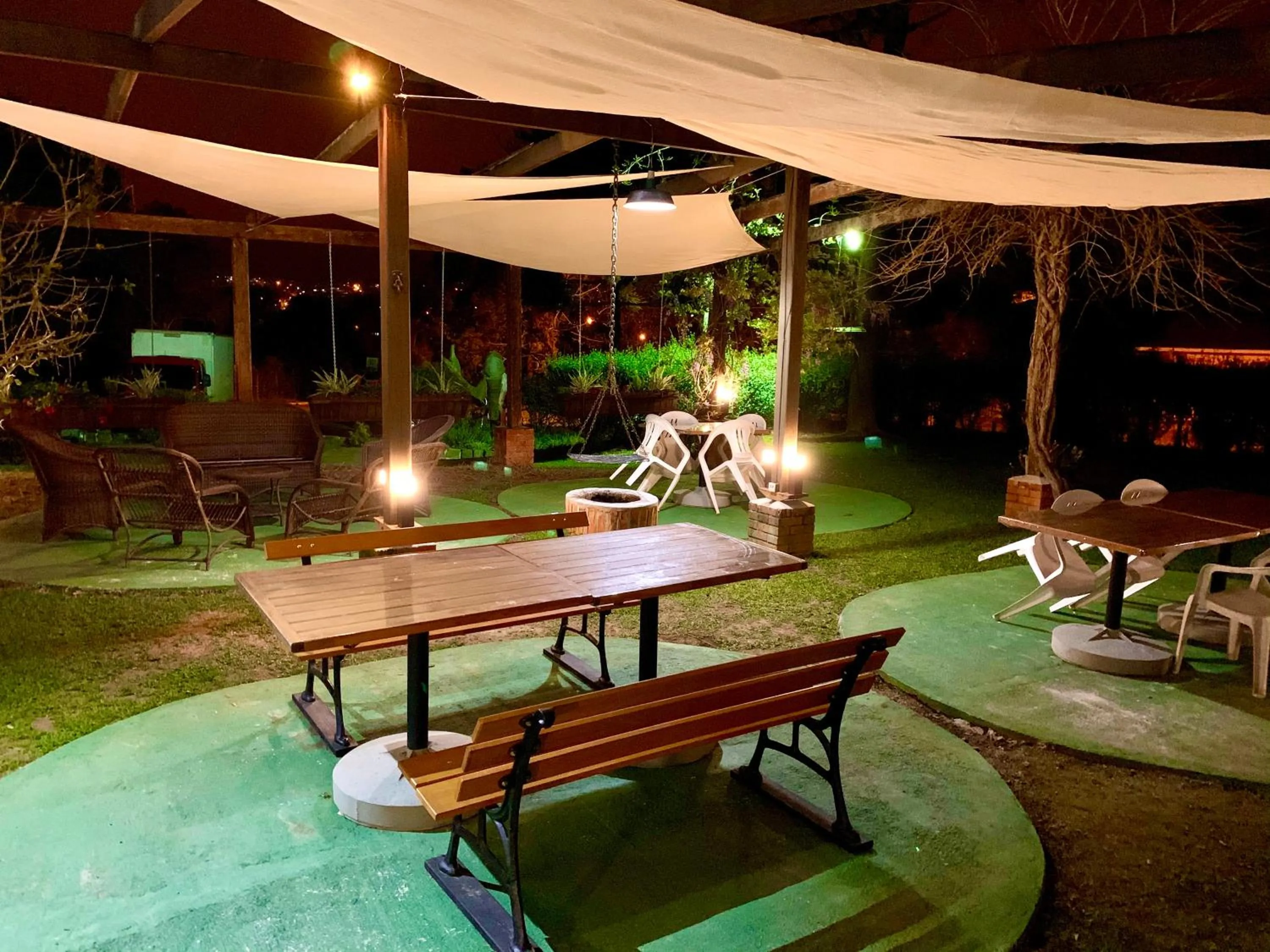 Patio in Hotel Pousada Joao de Barro