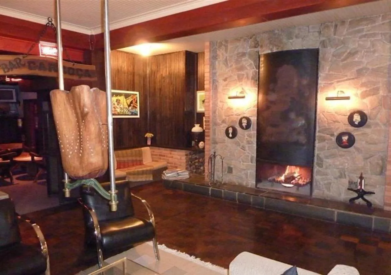 Communal lounge/ TV room in Hotel Pousada Joao de Barro