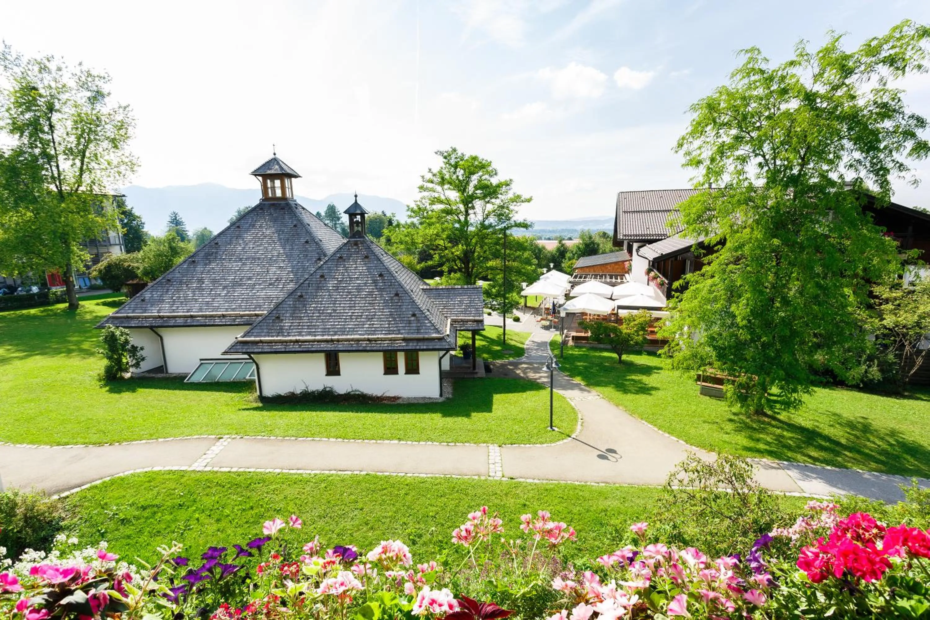 Garden in Hotel Alpenblick