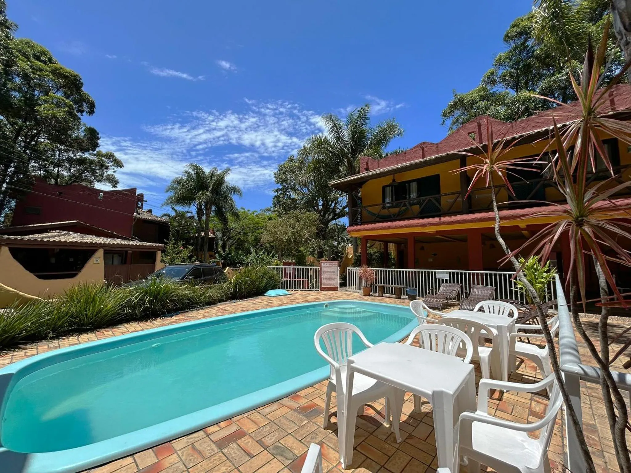 Swimming pool in Pousada Beleza Pura na Praia da Ferrugem