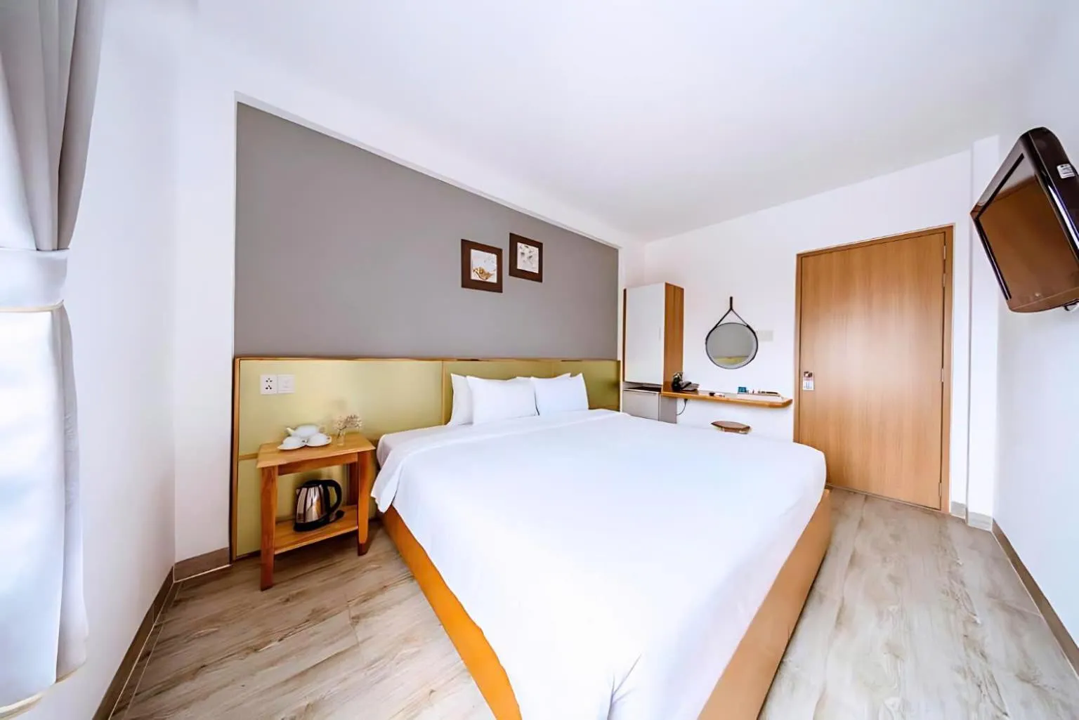 Bedroom, Bed in Happy Life Green Hotel