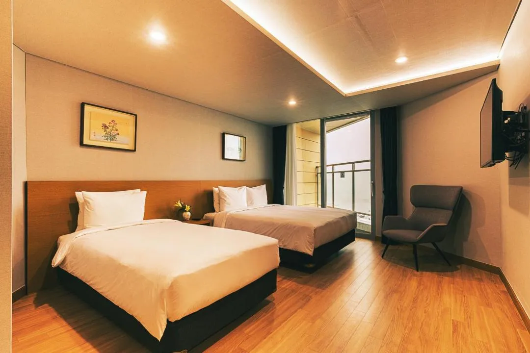 Bed in Kwangsu Hotel Haeundae