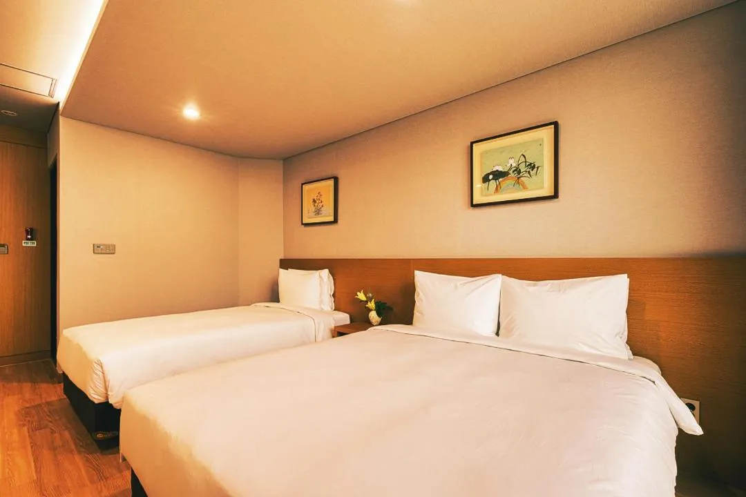 Bed in Kwangsu Hotel Haeundae