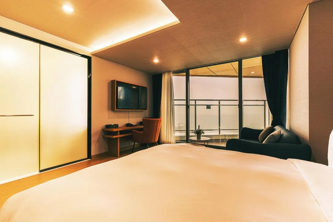 Bed in Kwangsu Hotel Haeundae