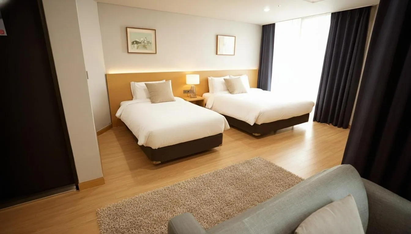 Bed in Kwangsu Hotel Haeundae