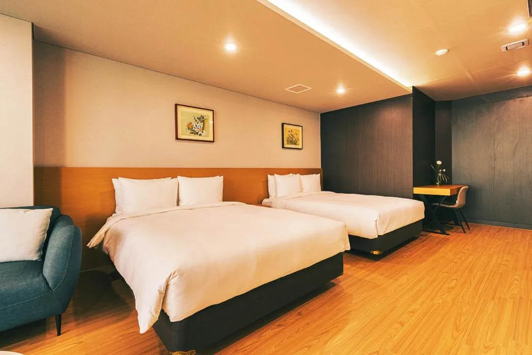 Bed in Kwangsu Hotel Haeundae