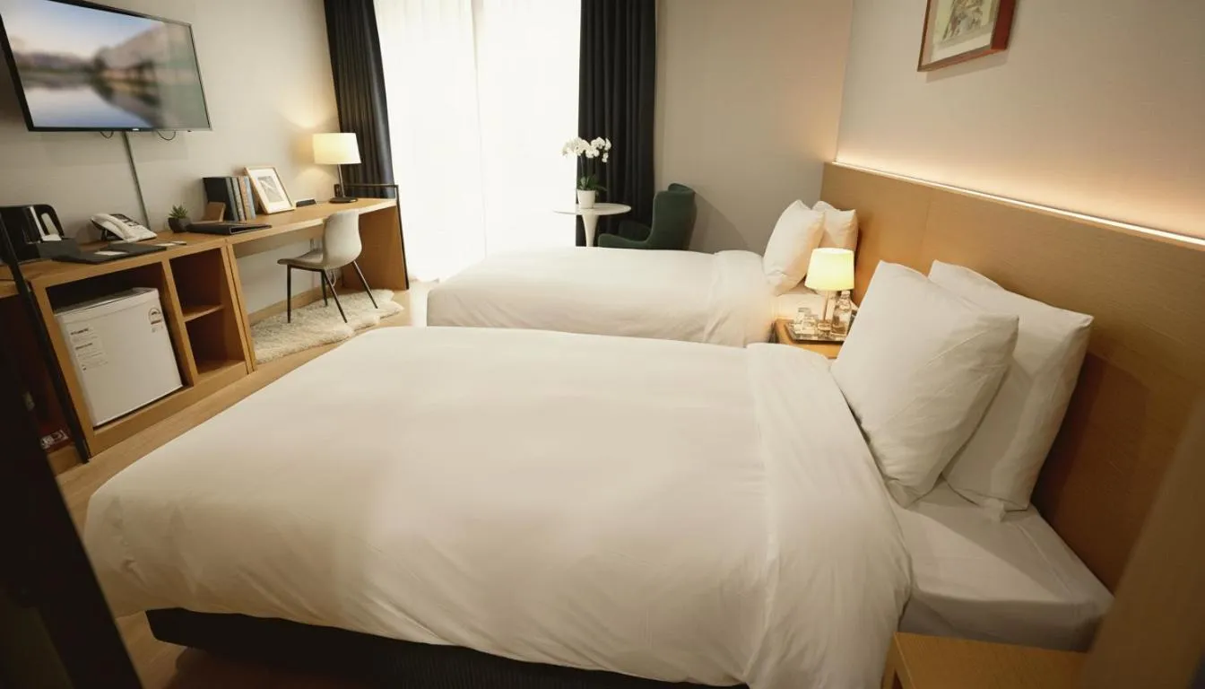 Bed in Kwangsu Hotel Haeundae