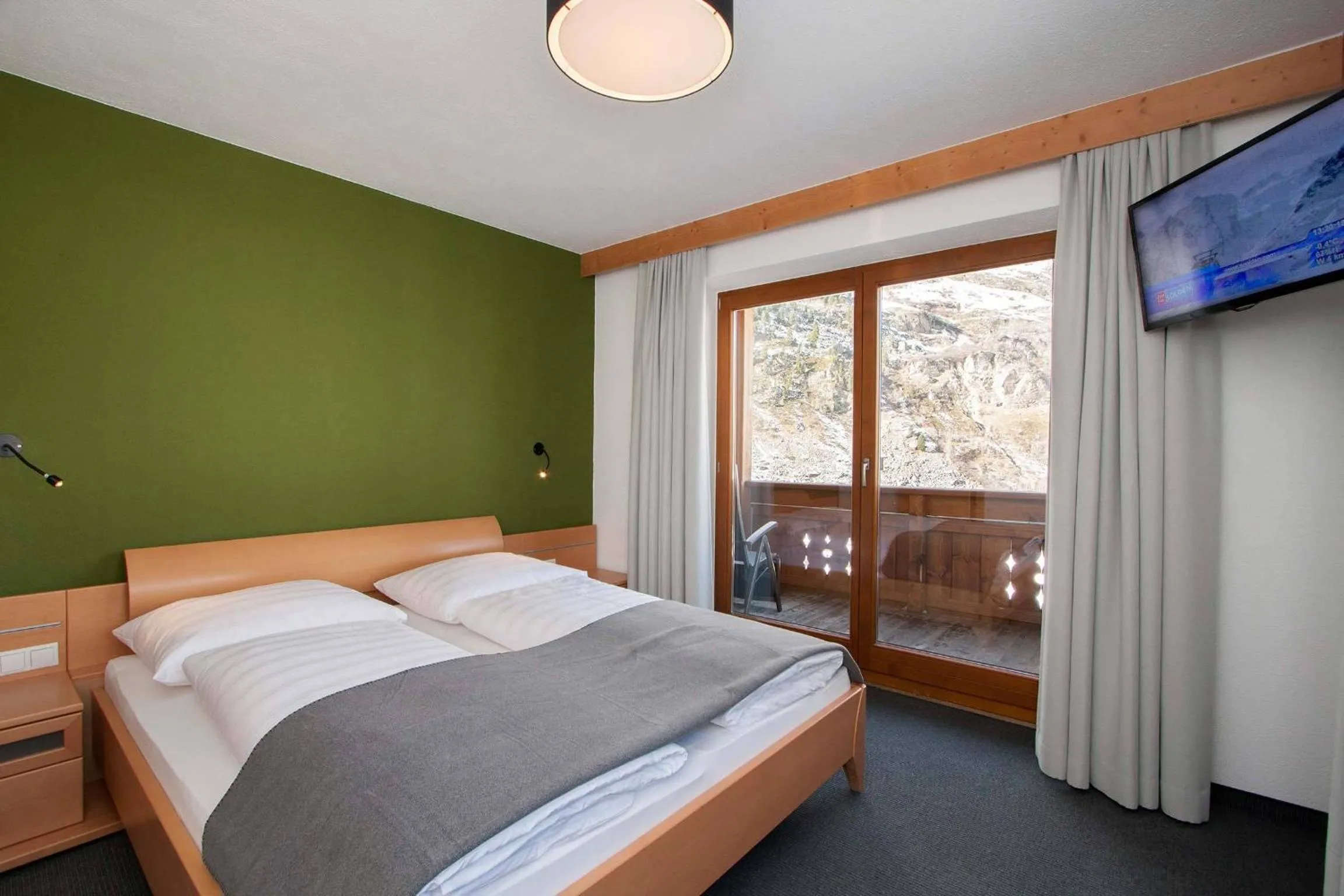 Bed in Gurglhof Apartmenthaus