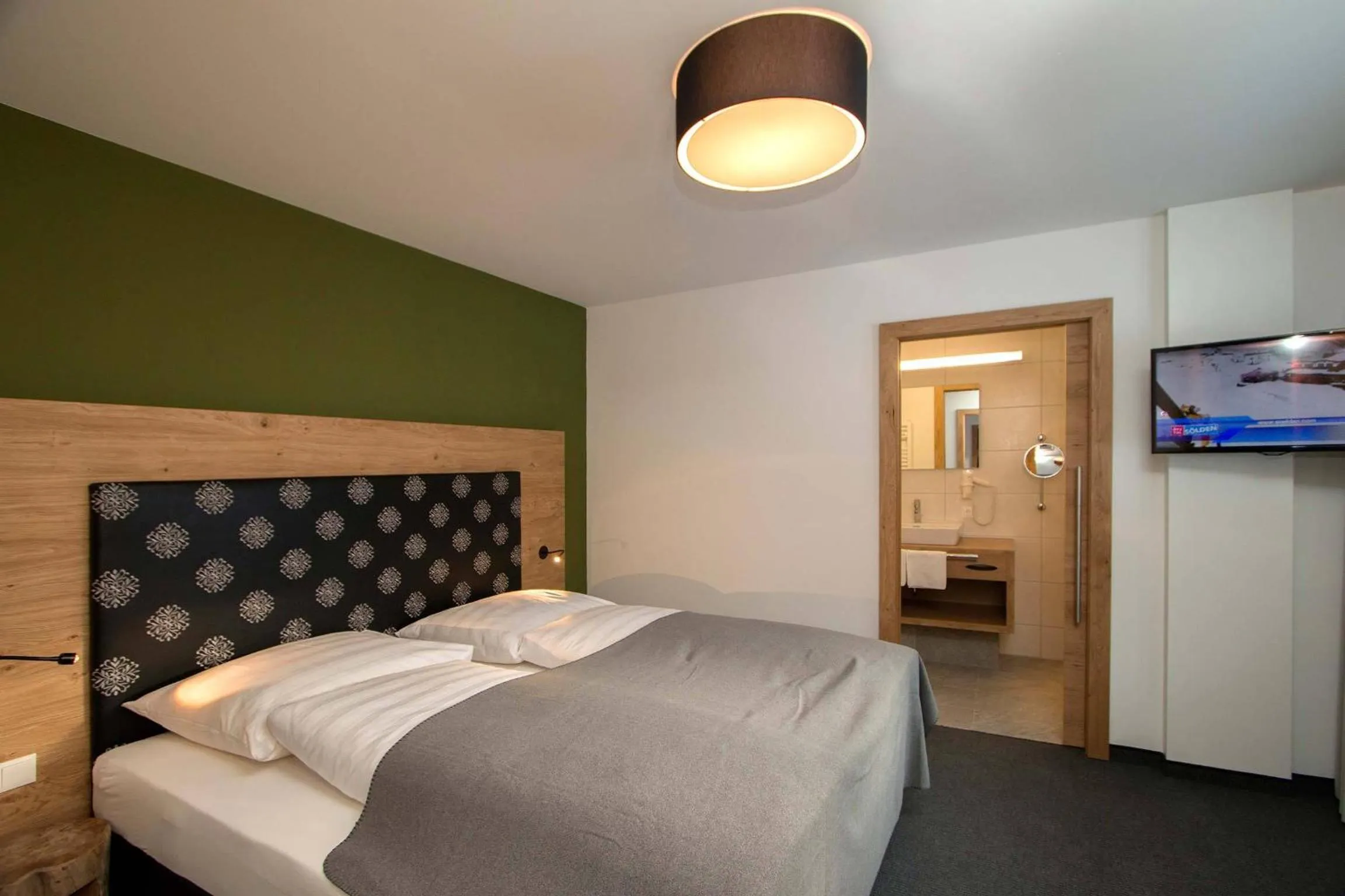 Bed in Gurglhof Apartmenthaus