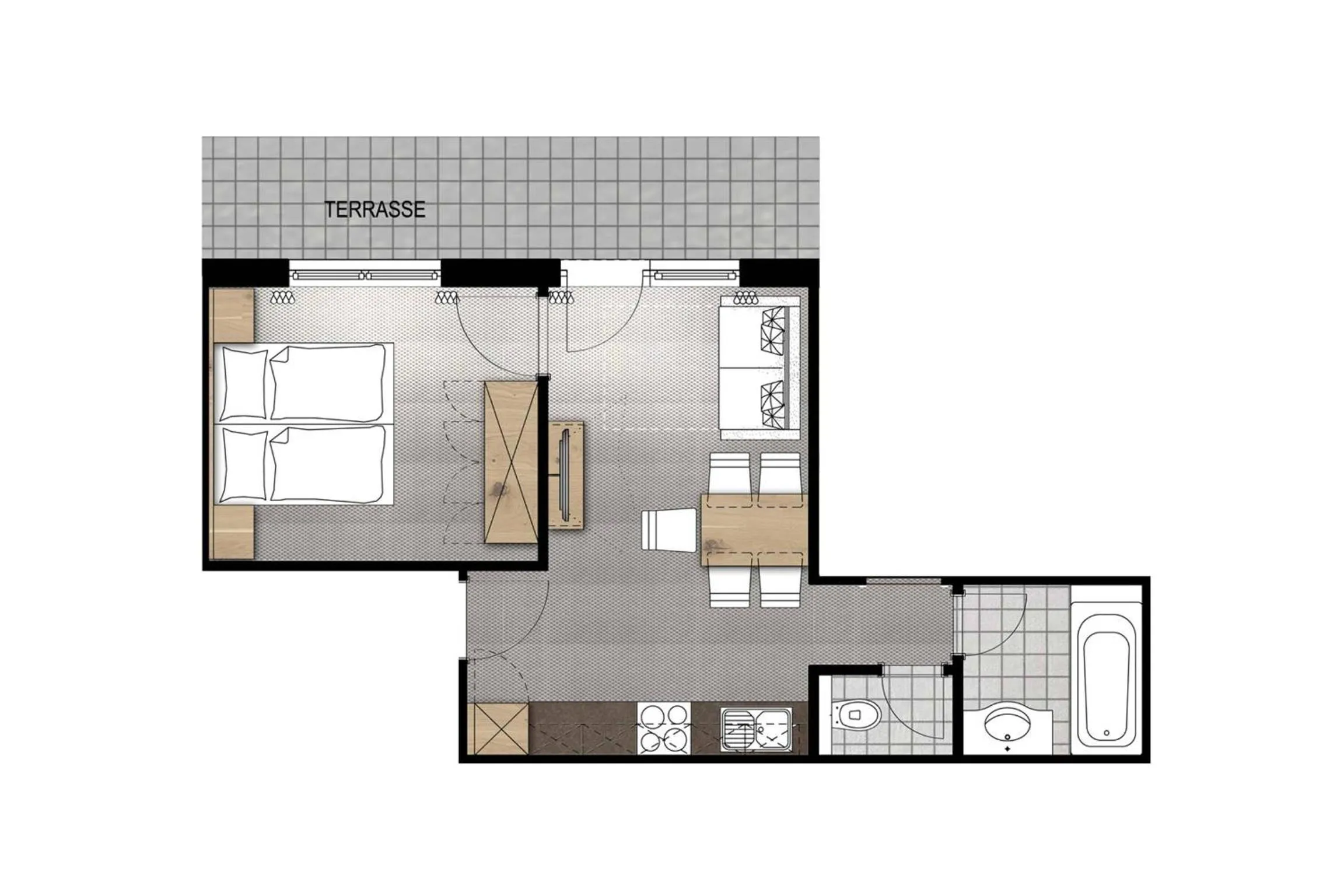 Floor plan in Gurglhof Apartmenthaus