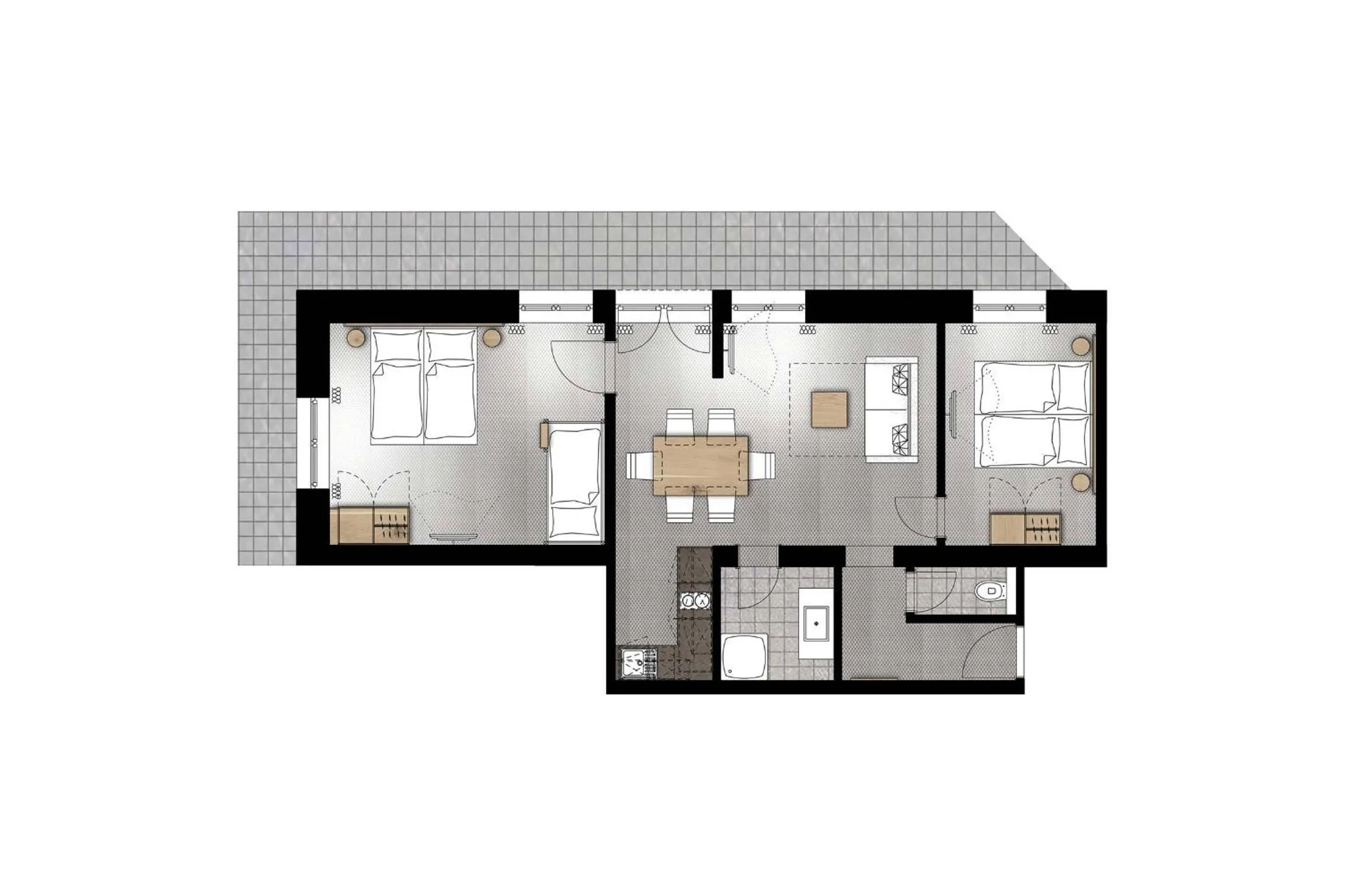 Floor plan in Gurglhof Apartmenthaus