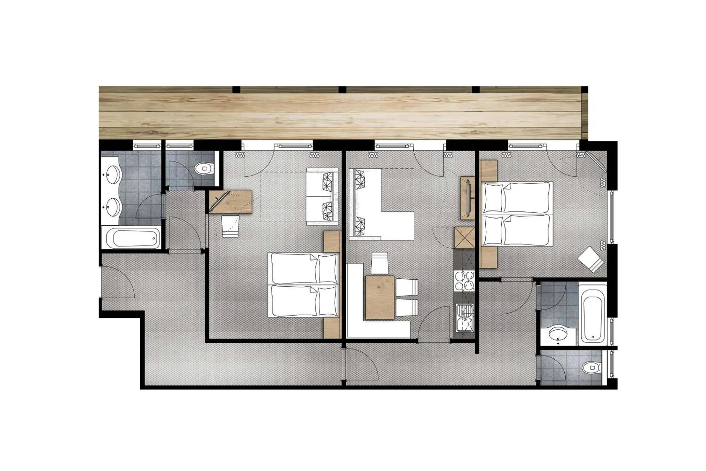 Floor plan in Gurglhof Apartmenthaus