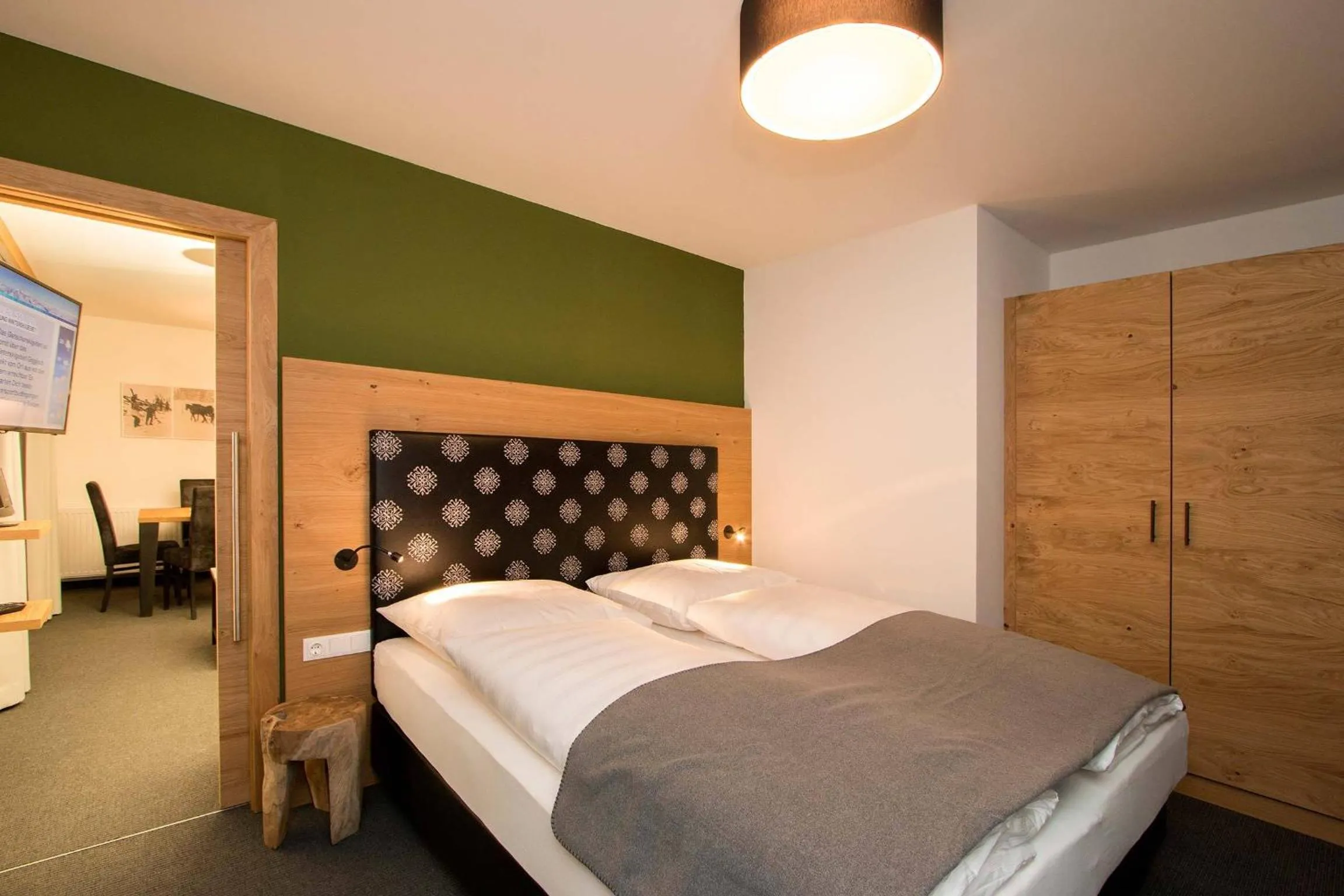 Bed in Gurglhof Apartmenthaus