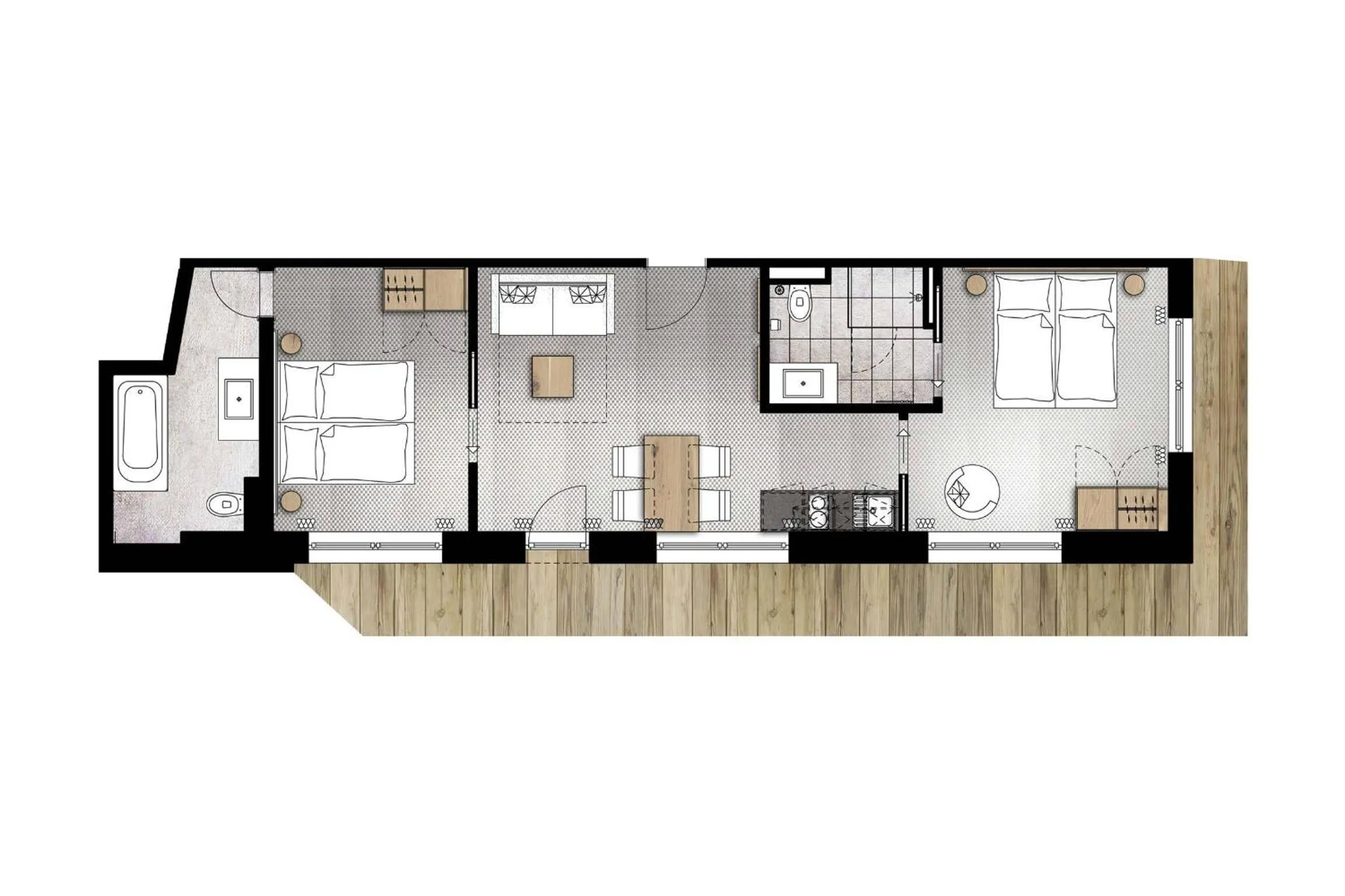 Floor plan in Gurglhof Apartmenthaus