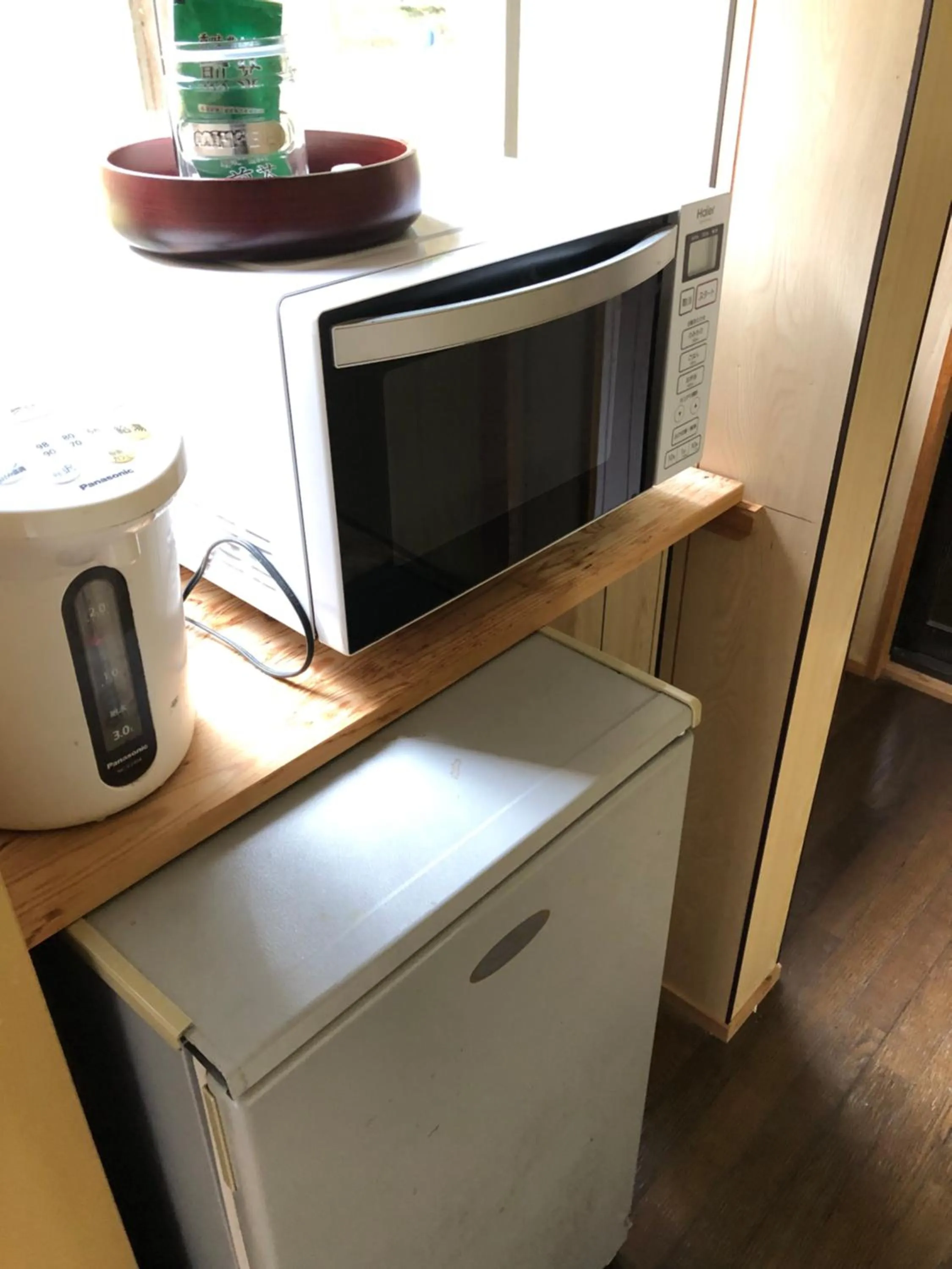 Kitchen or kitchenette in Minshuku Kawarabi-so