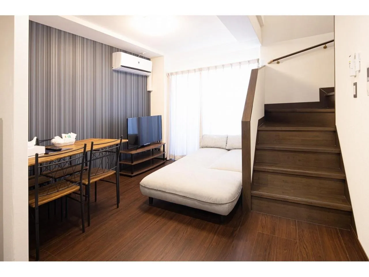 Photo of the whole room, Bed in Coruscant Hotel NagasakiekiⅡ