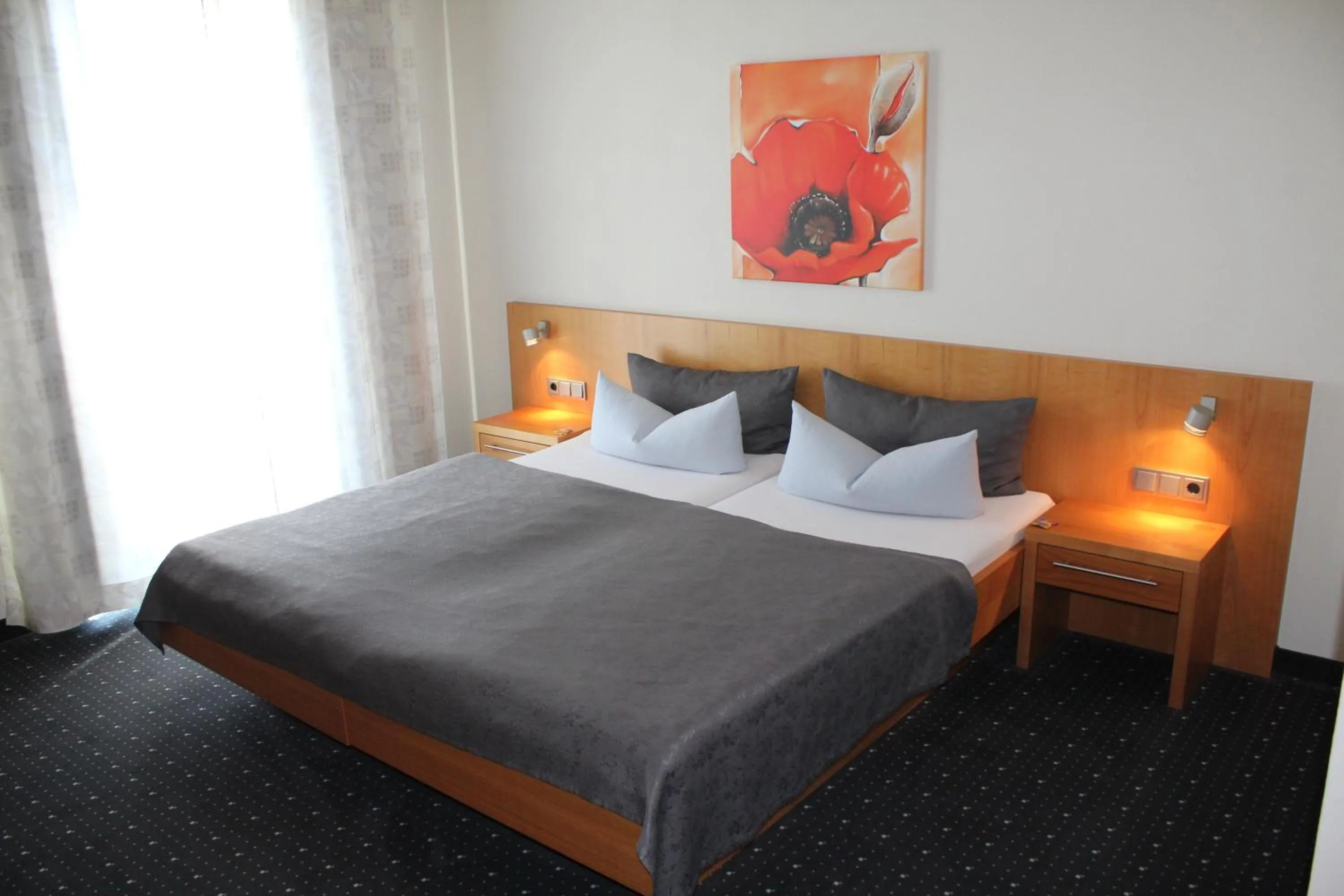 Photo of the whole room, Bed in Hotel Goldener Hirsch