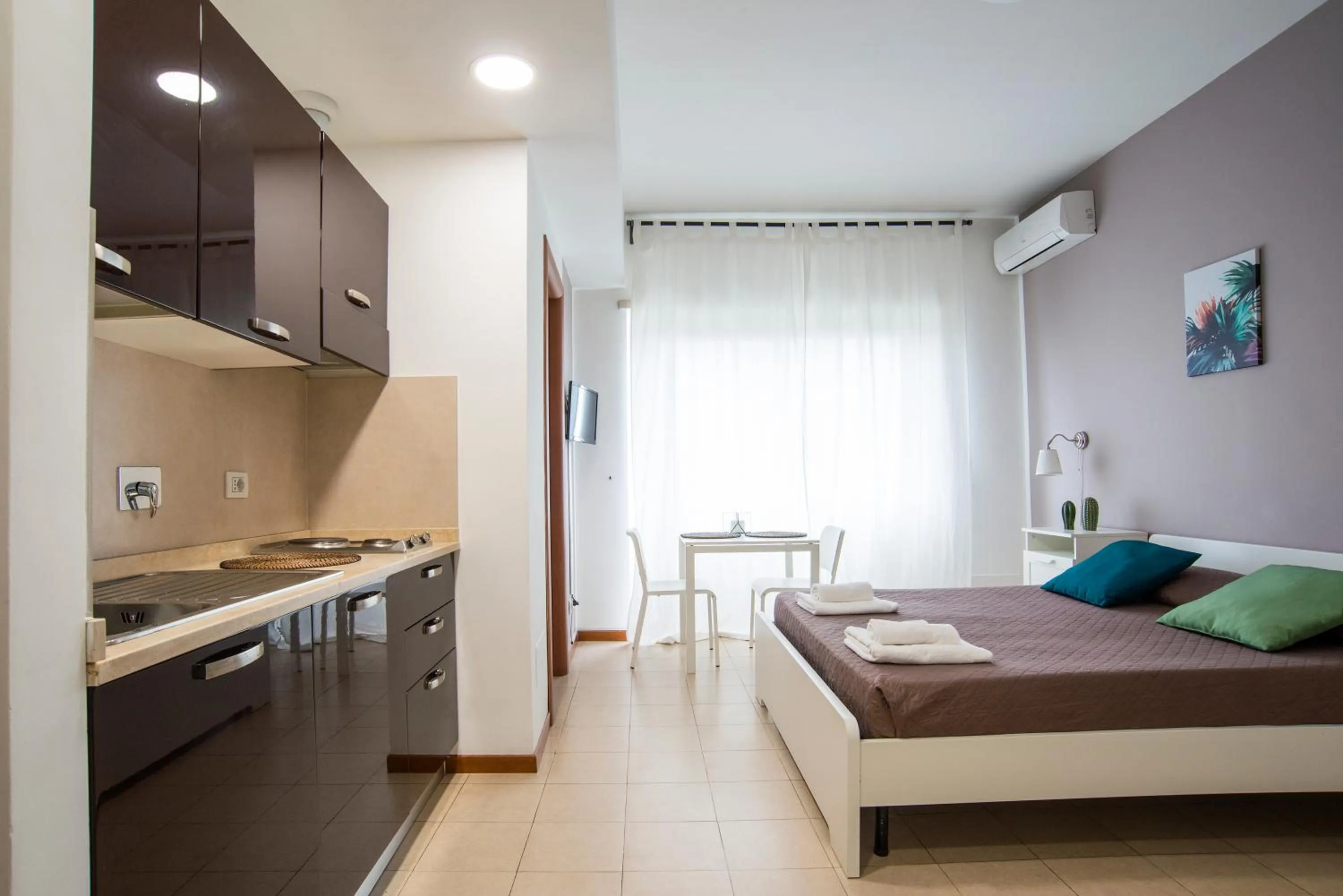 View (from property/room), Bed in Residenza Conti