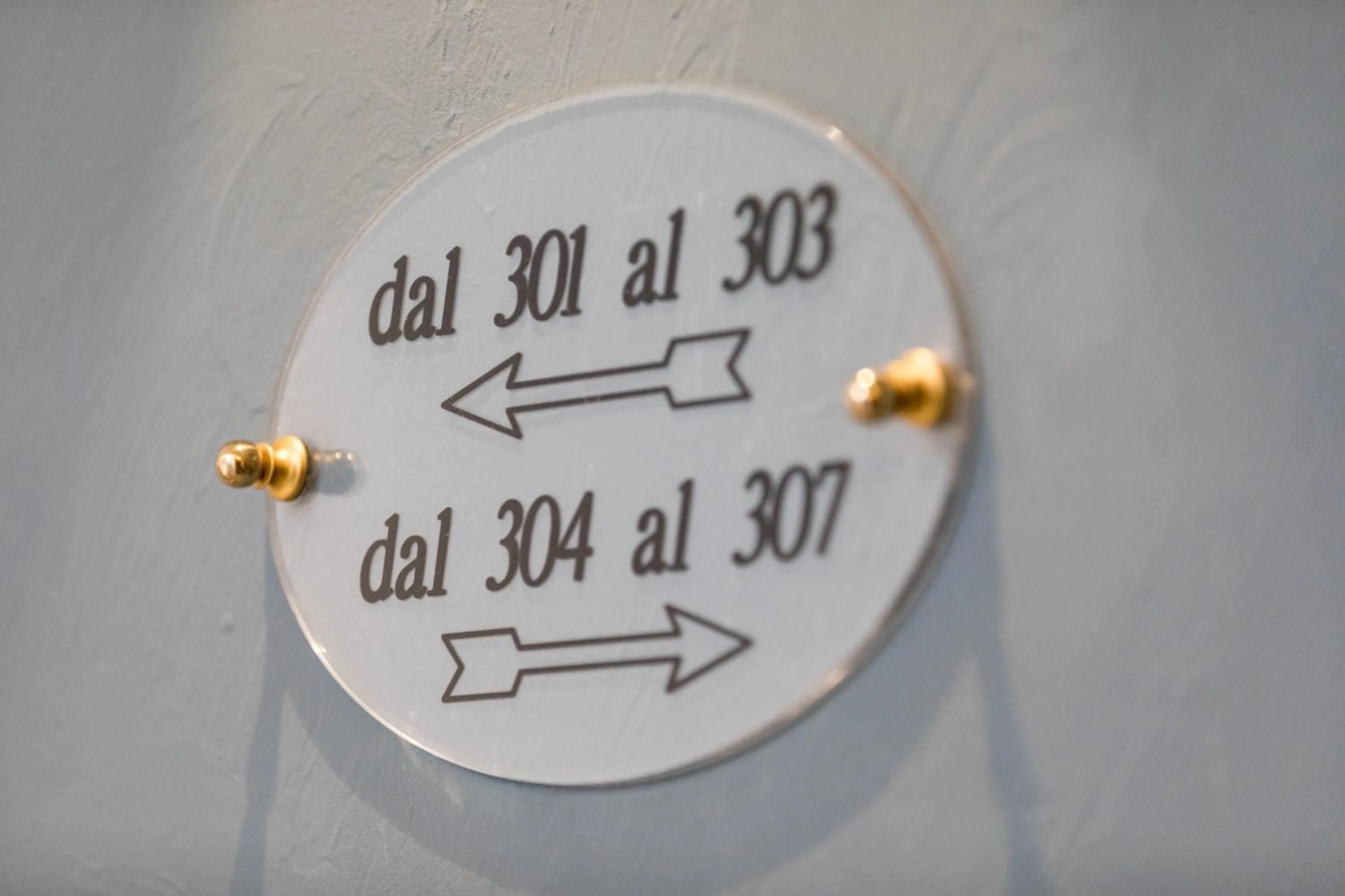 Decorative detail in Residenza Conti