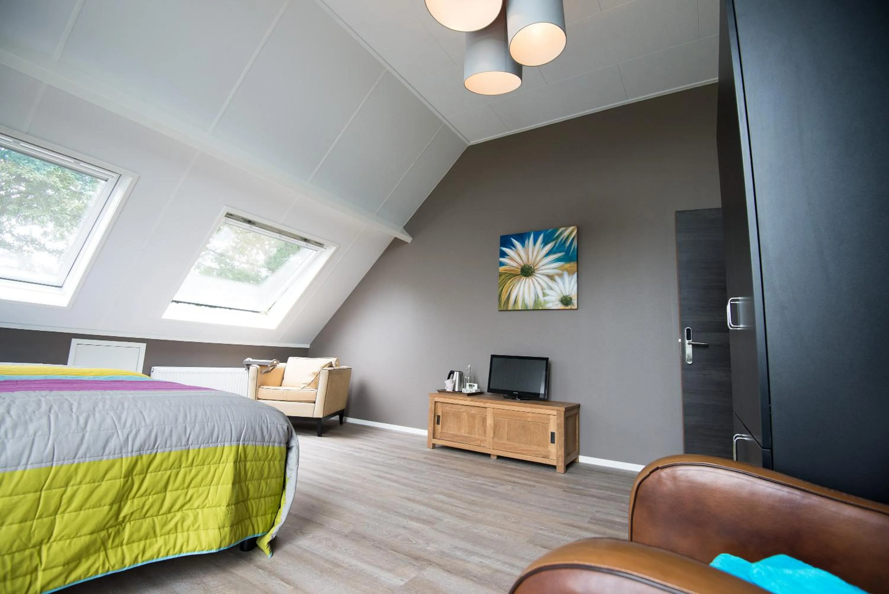 Decorative detail, Bed in B&B Groot Pepersgoed