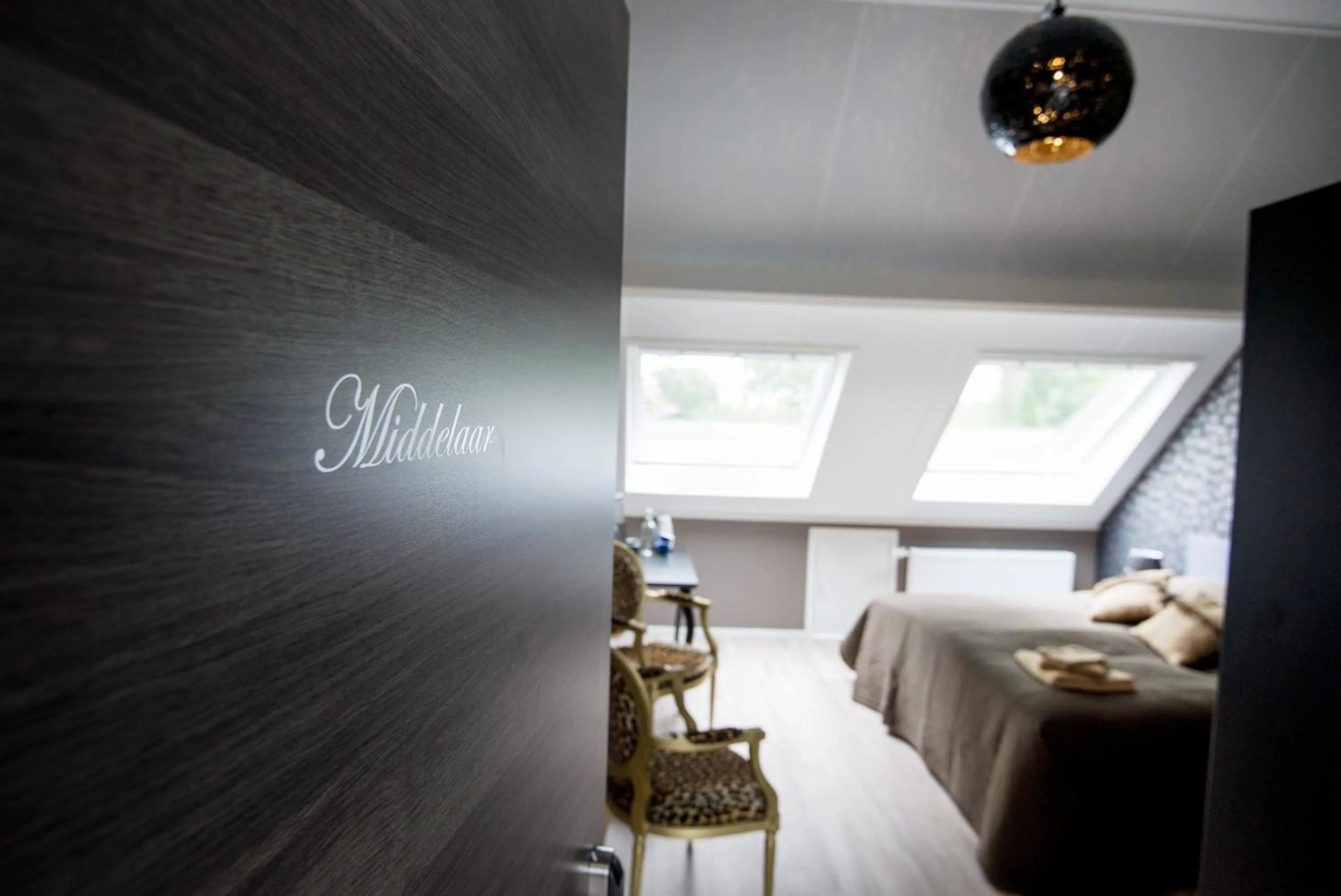 Decorative detail, Bed in B&B Groot Pepersgoed