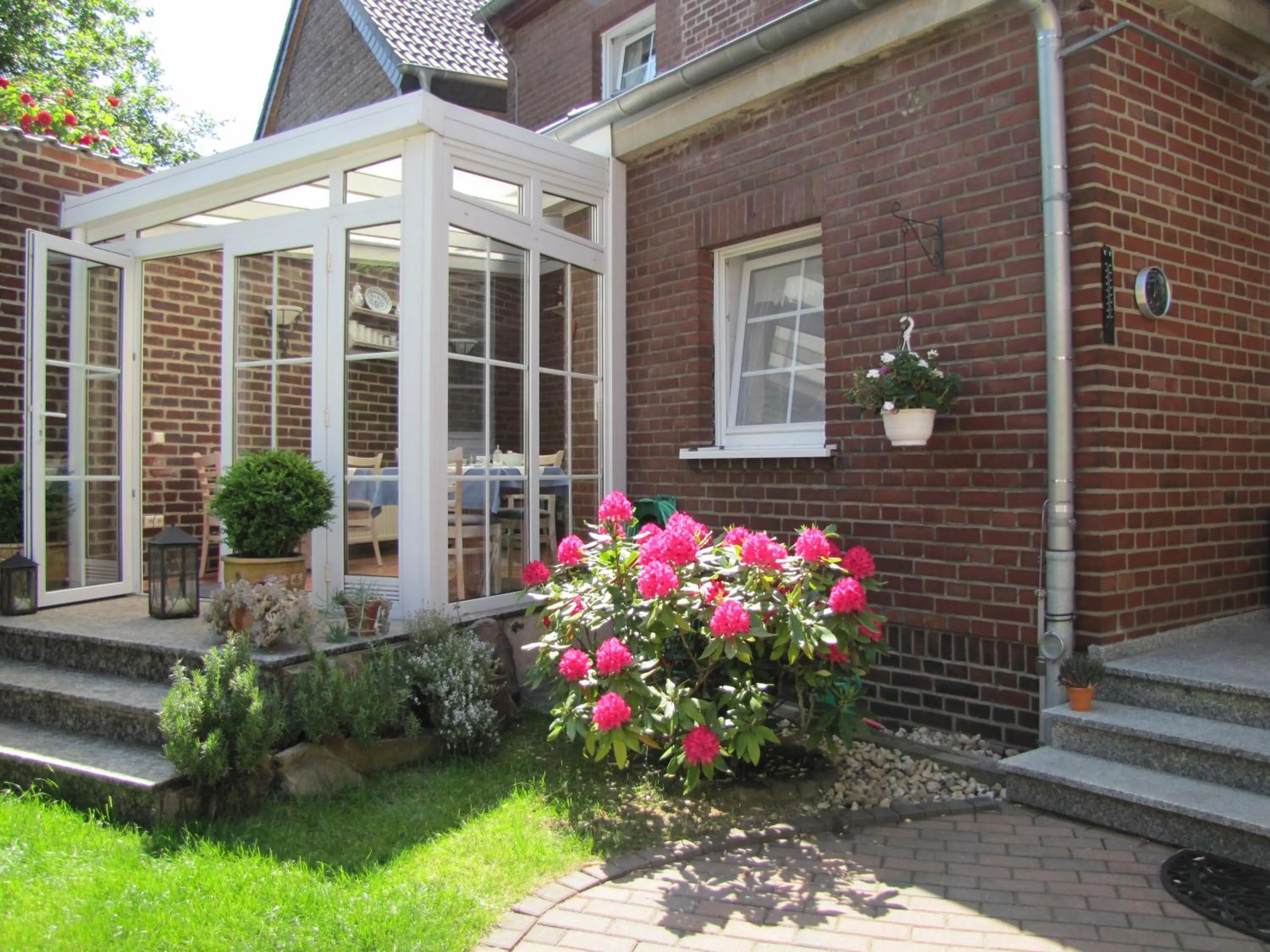 Patio in Hotel Am Weyerhof