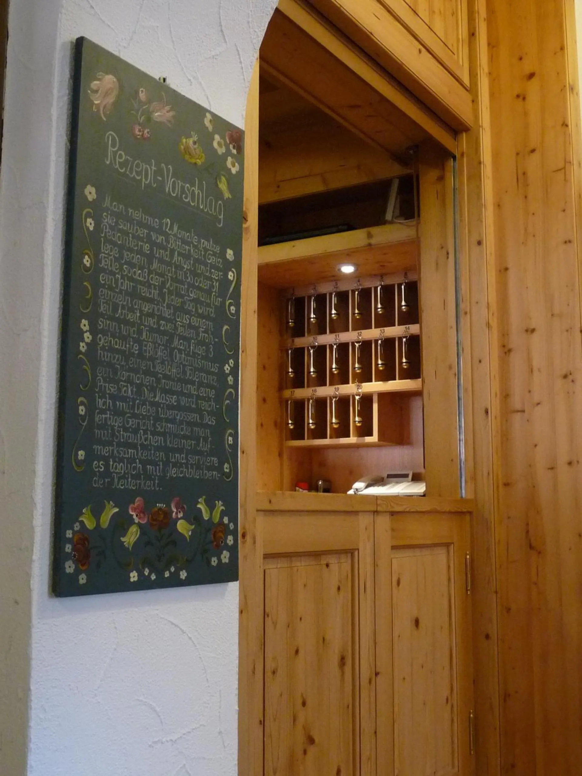 Lobby or reception in Hotel Pfrontener Hof