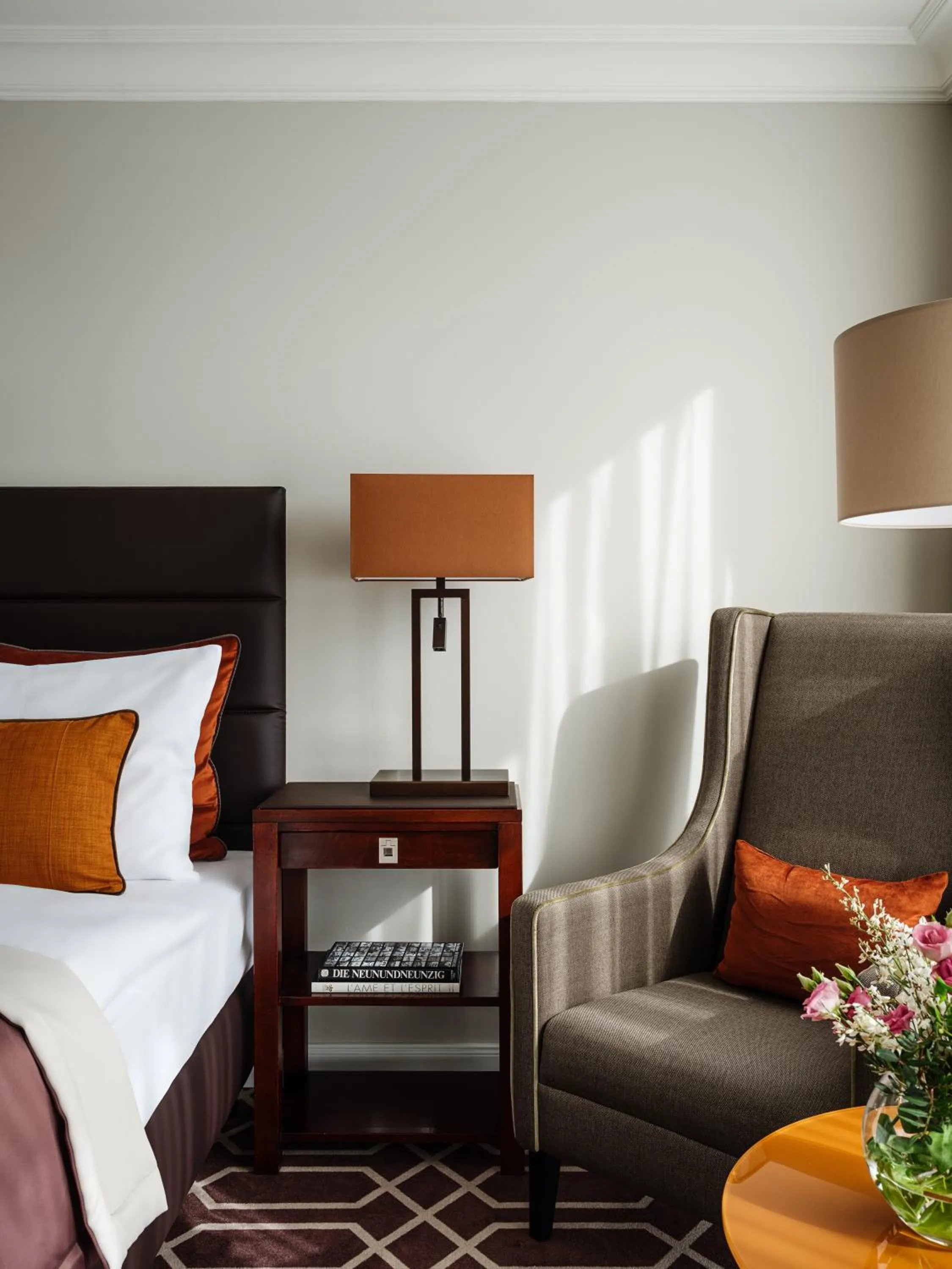 Bed in Althoff Hotel Fürstenhof