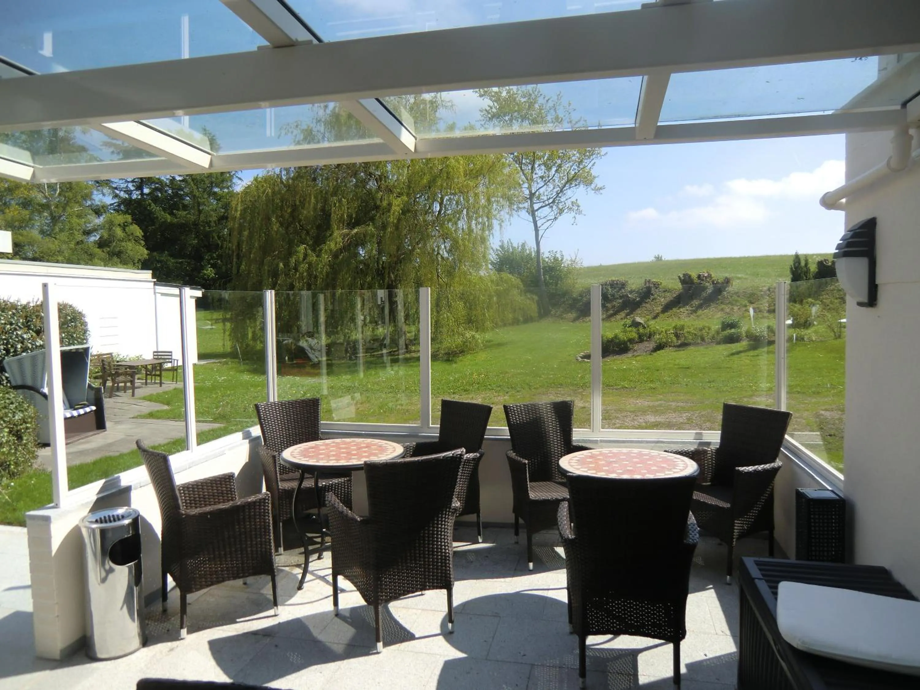 Garden in HofHotel Krähenberg