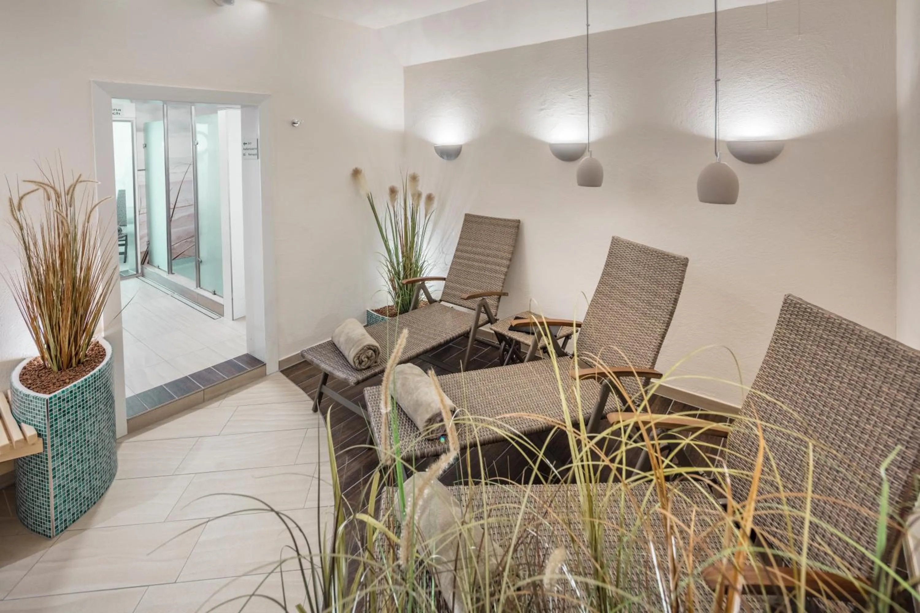 Spa and wellness centre/facilities in HofHotel Krähenberg