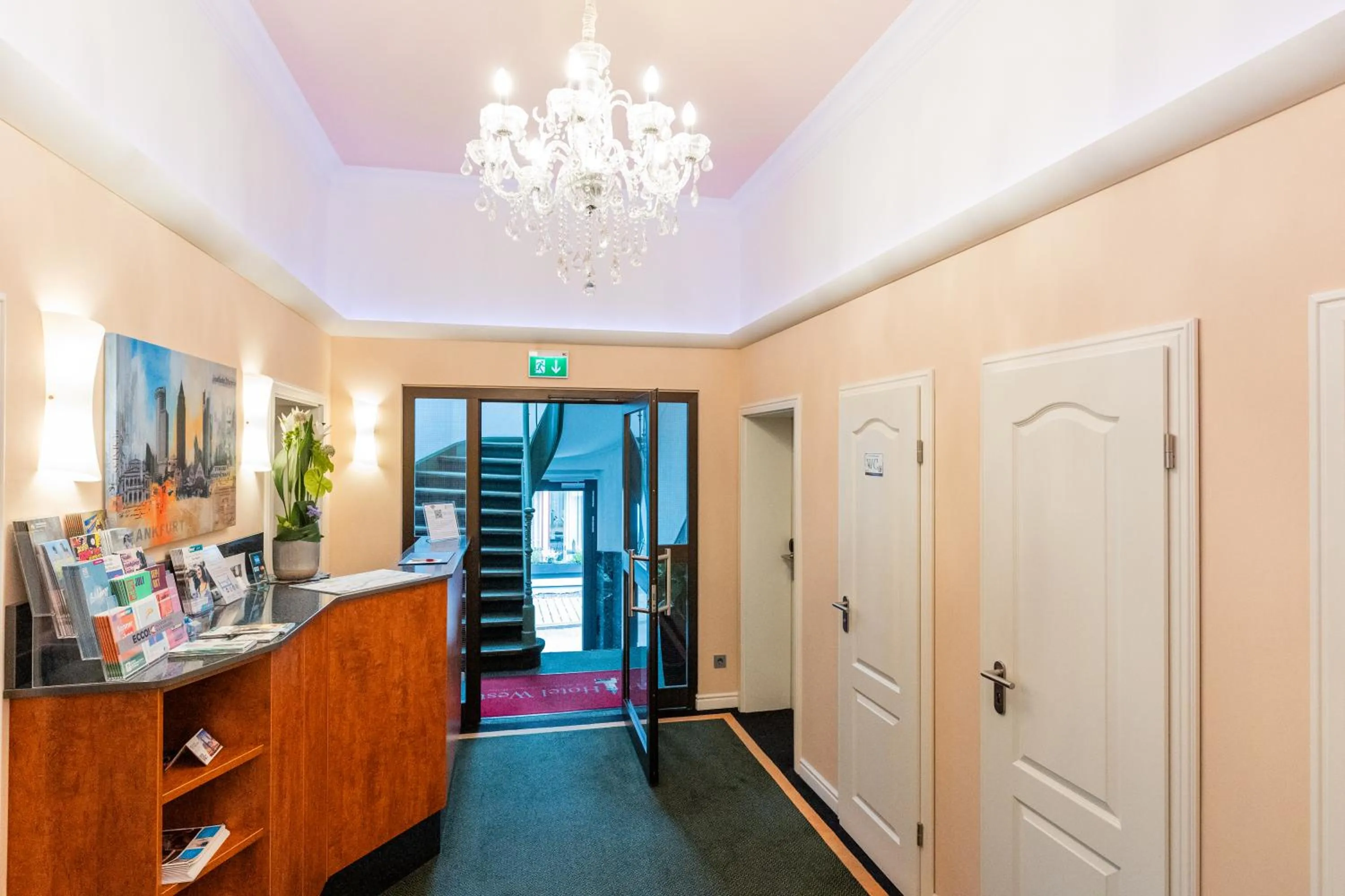 Lobby or reception in Hotel West an der Bockenheimer Warte