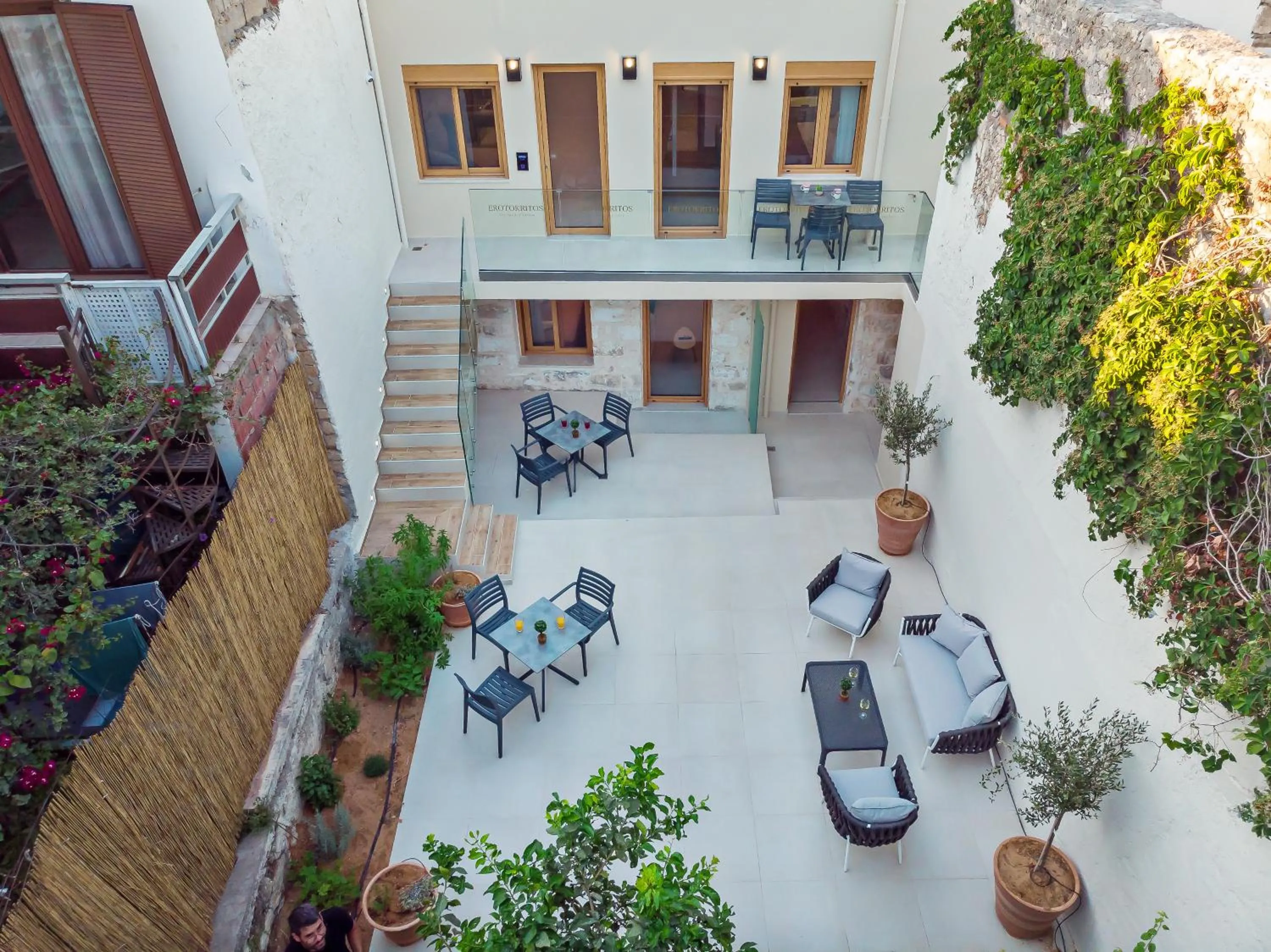 Balcony/Terrace in Erotokritos City Luxury Suites