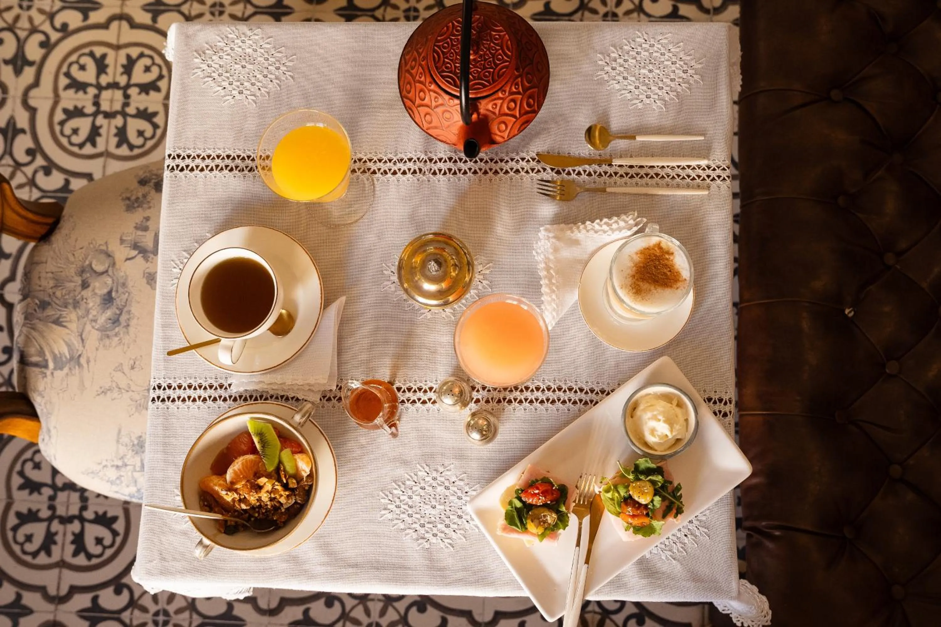 Food and drinks in Villa Vicuña Salta Hotel Boutique