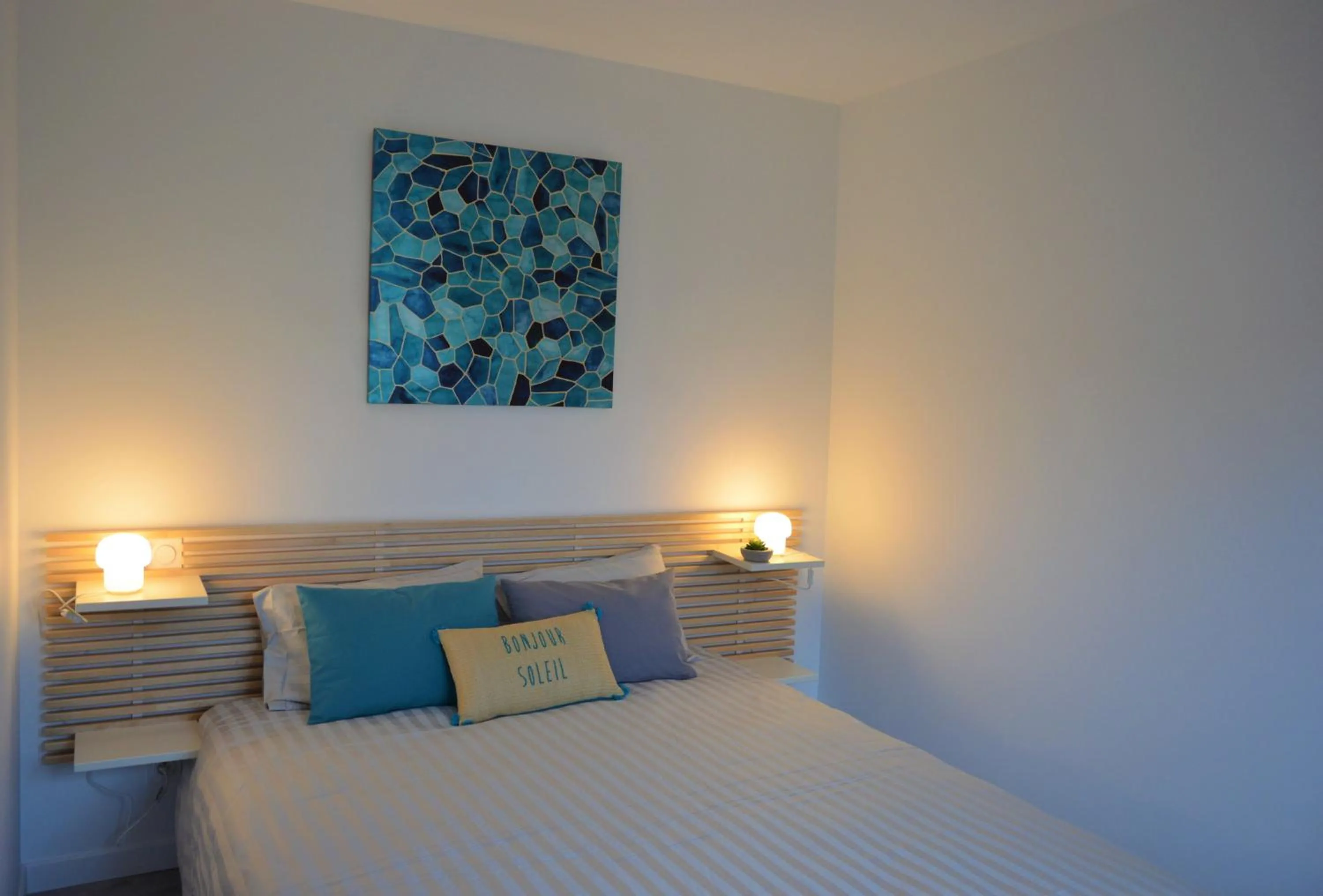 Bed in Villa Uhaïna Hossegor