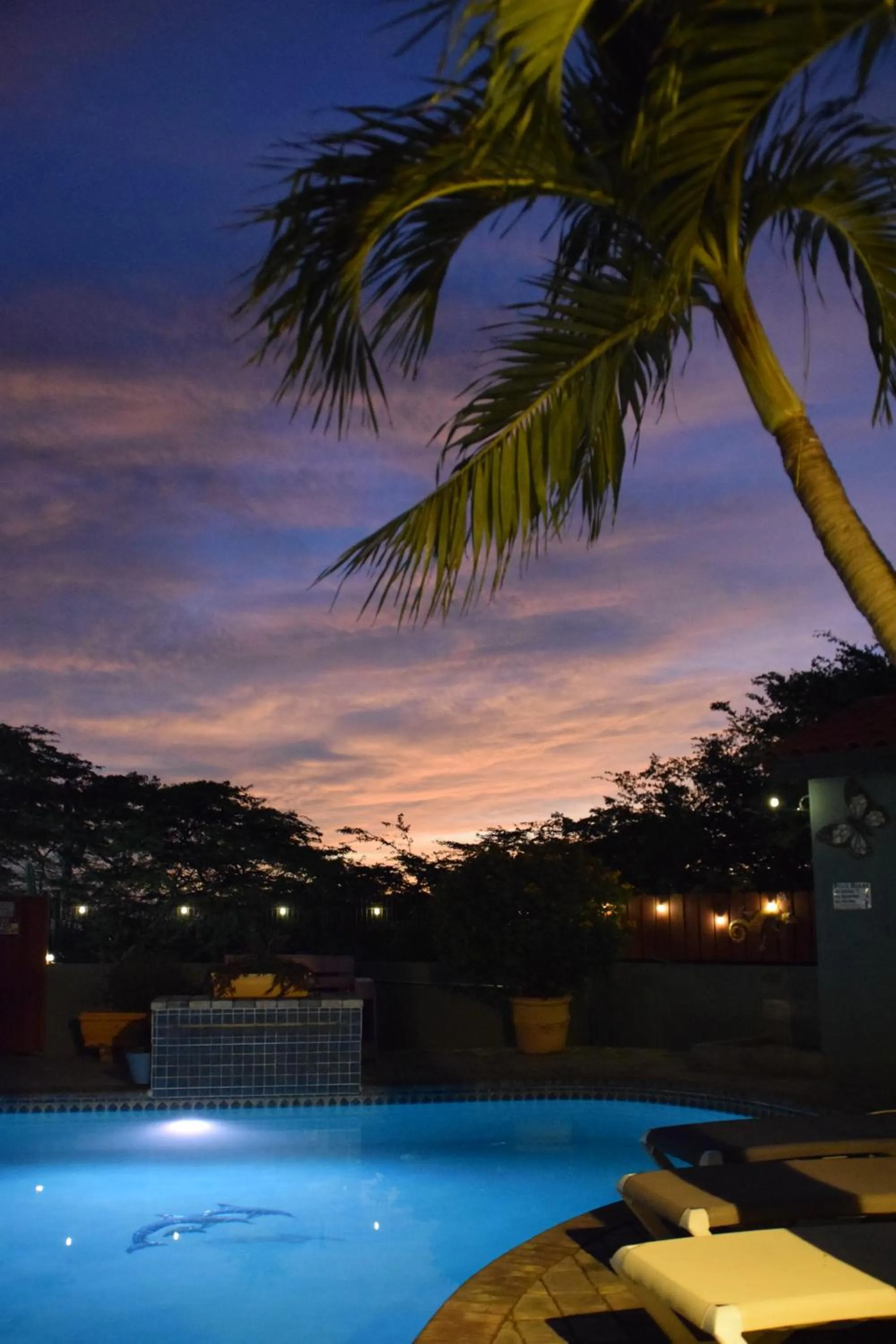 Sunset in La Felicidad Aruba