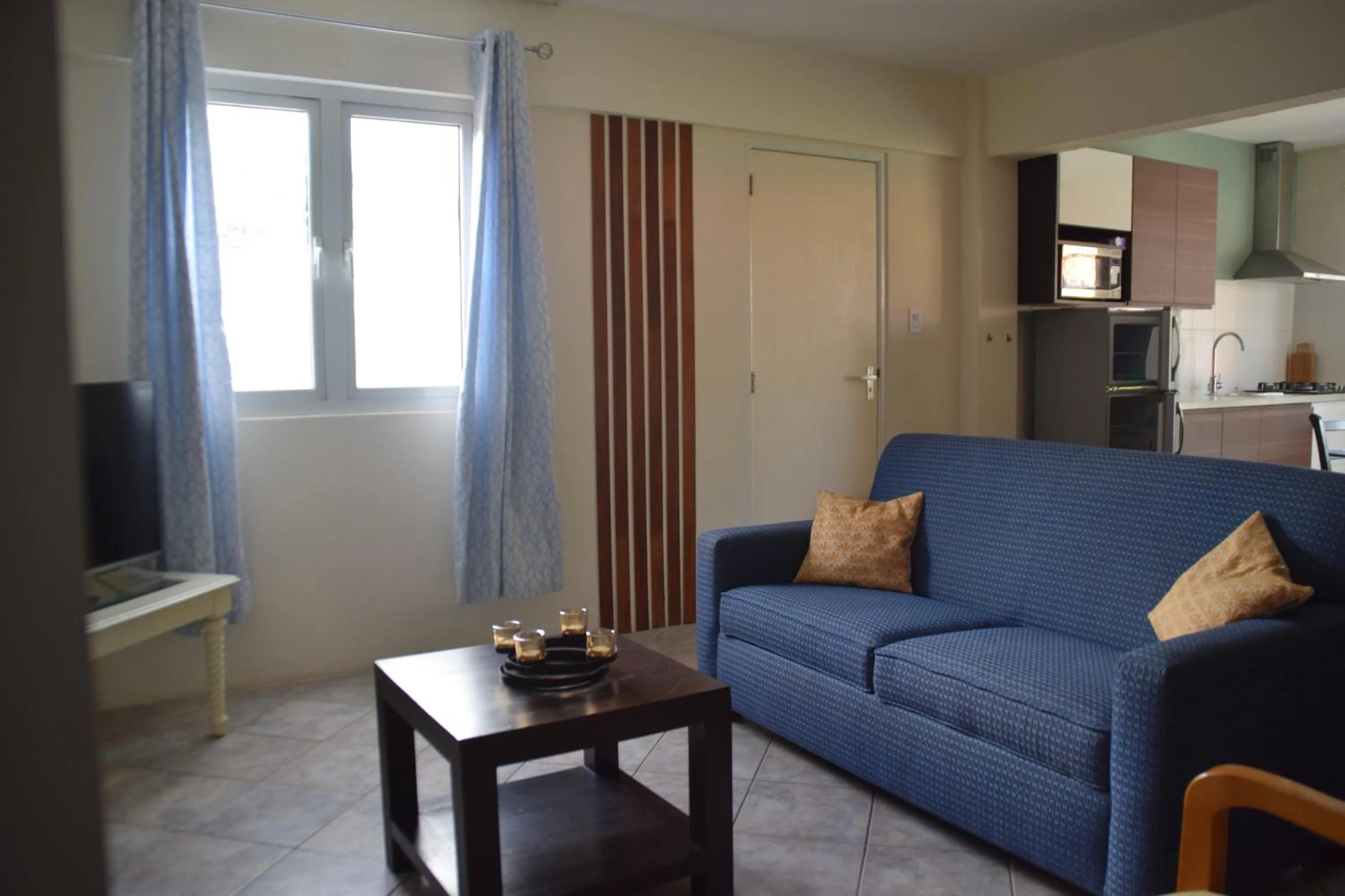 Seating area in La Felicidad Aruba