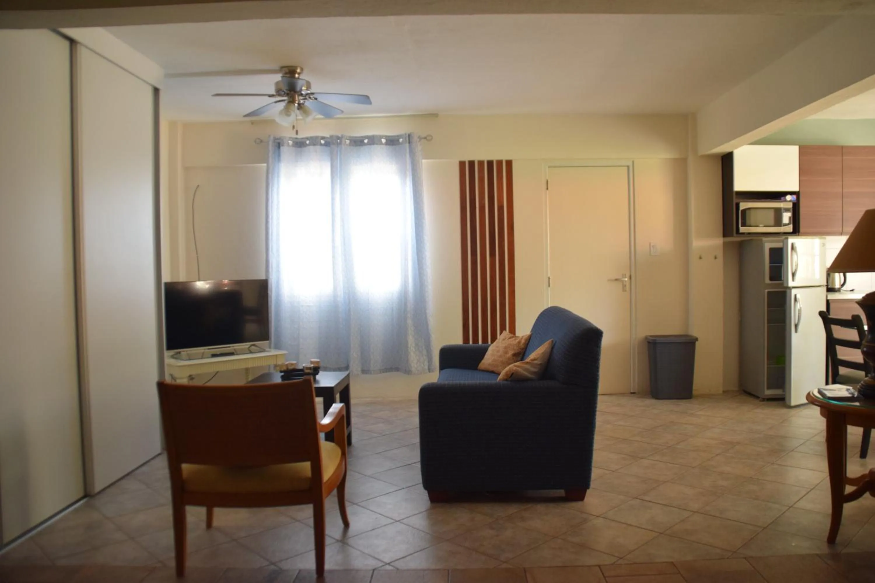 Living room in La Felicidad Aruba