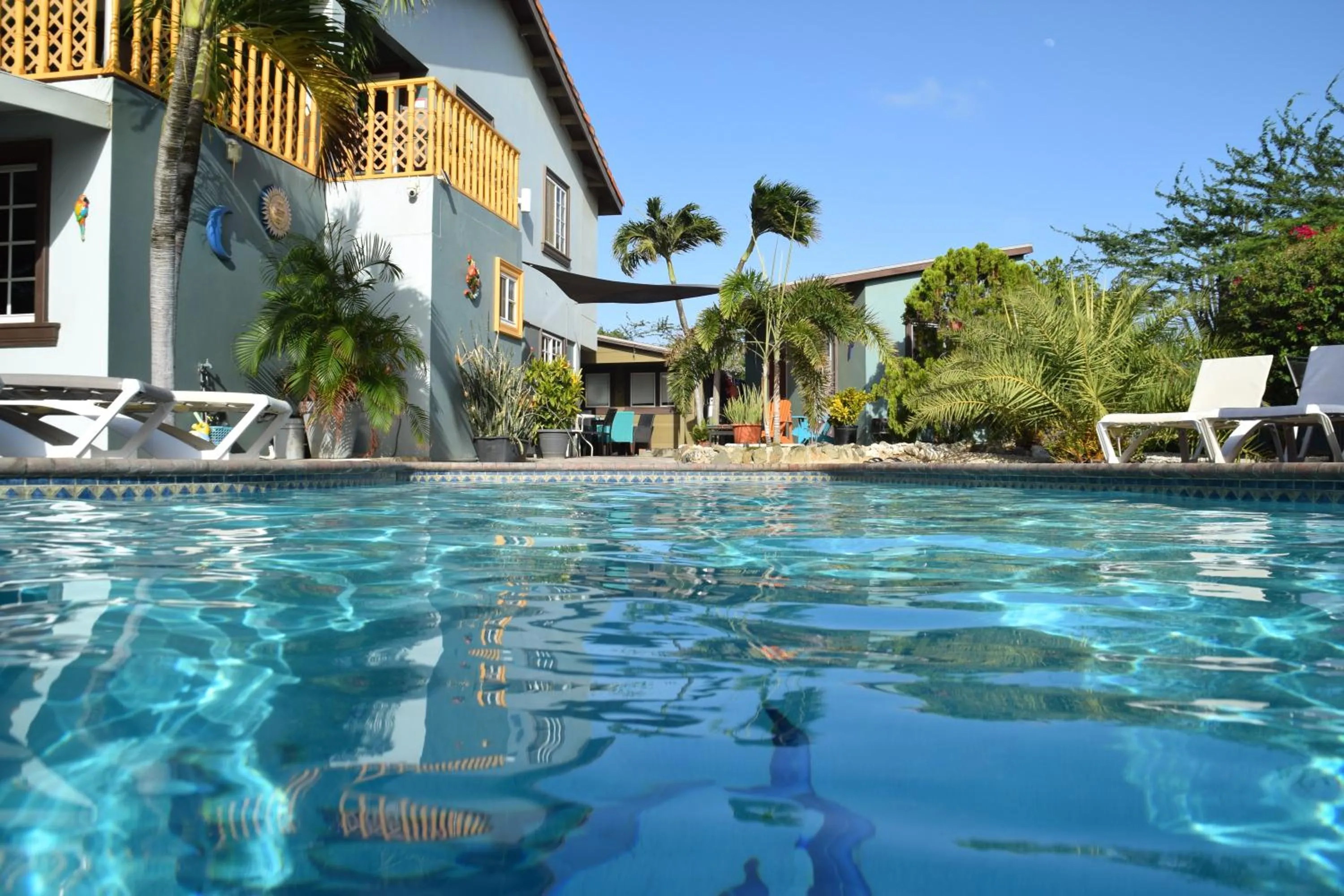 Garden in La Felicidad Aruba
