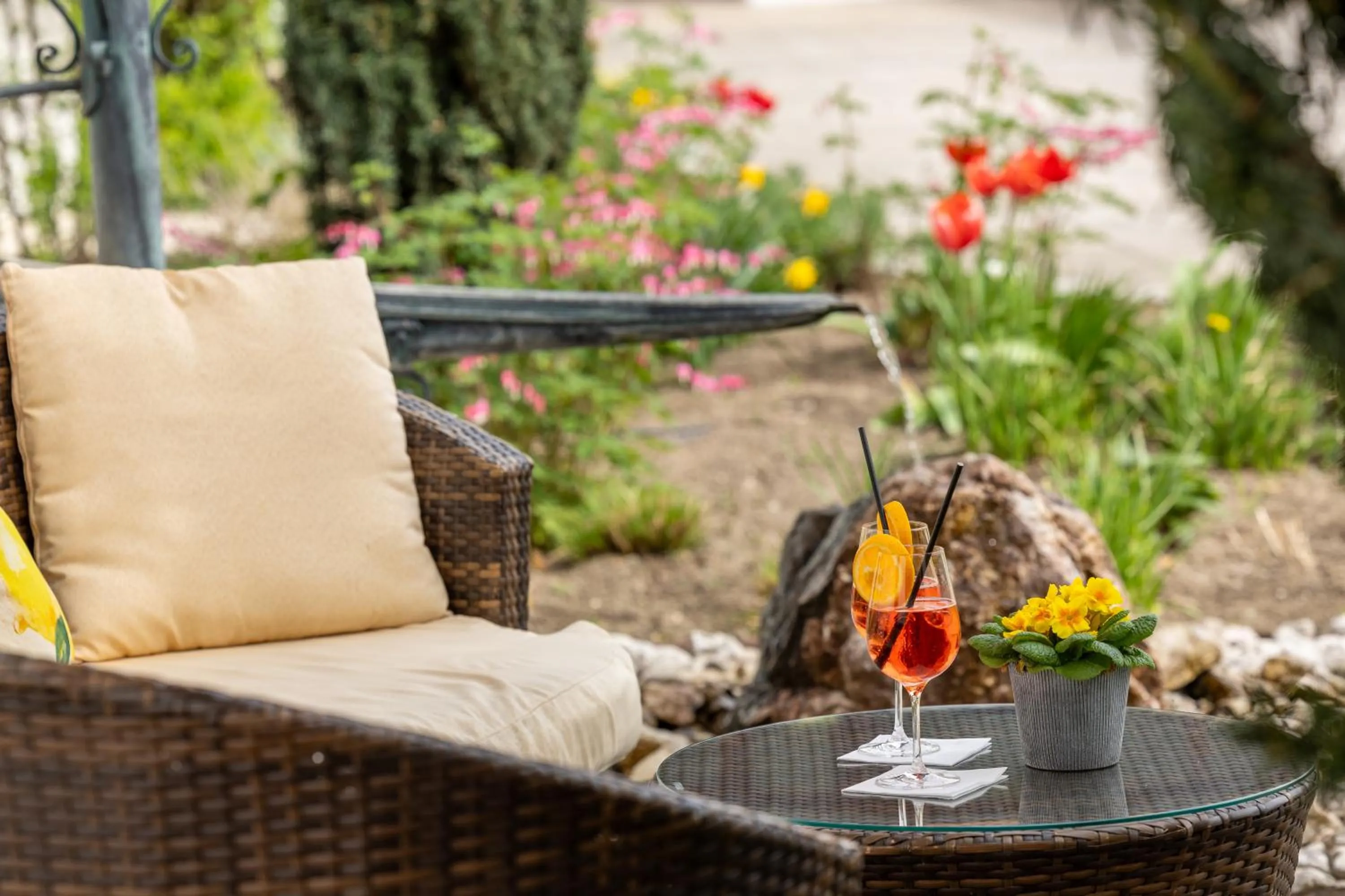 Patio in Hotel Chrysantihof