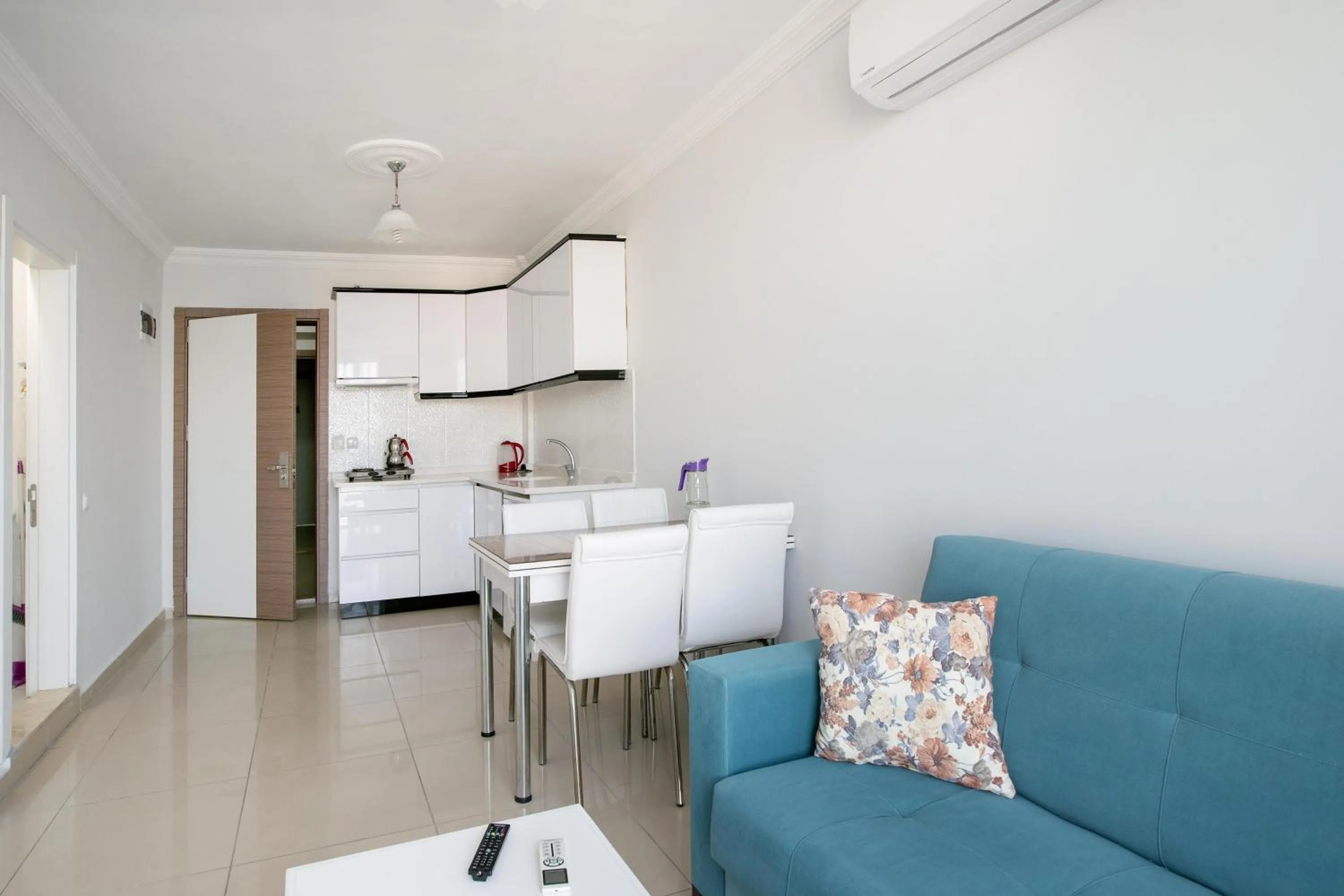 Kitchen or kitchenette in Antioch Apart Otel