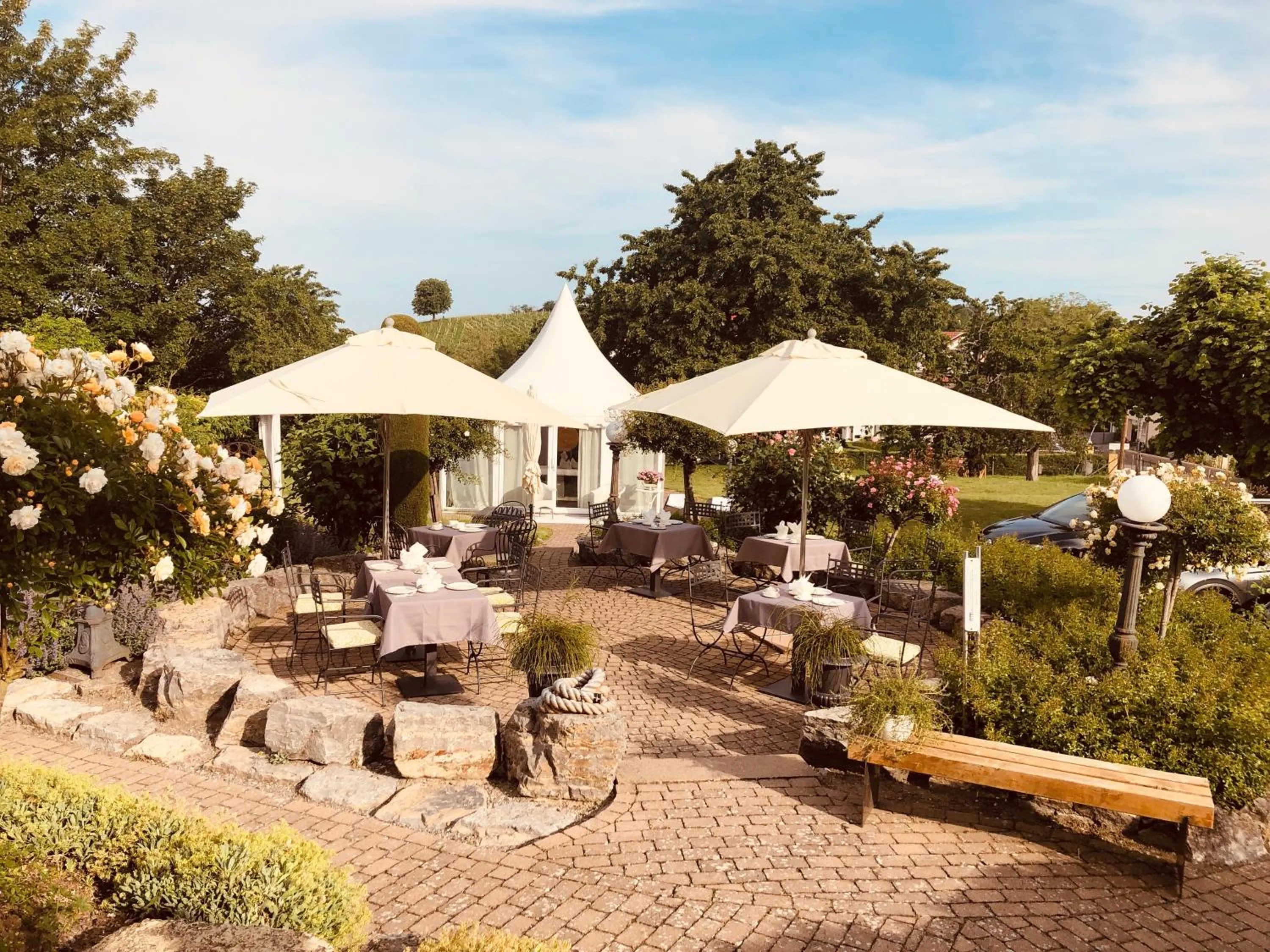 Balcony/Terrace in Hotel Villa Seeschau - Adults only