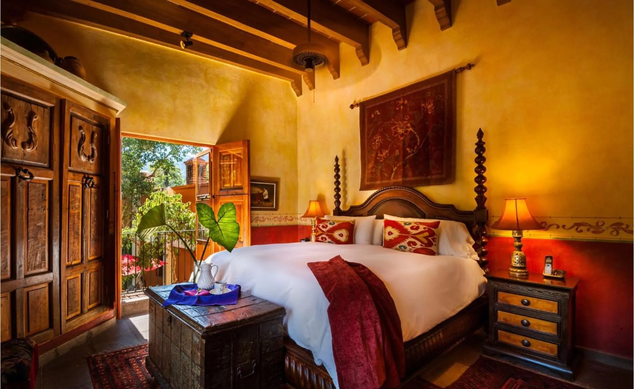 Bed in Hacienda de los Santos