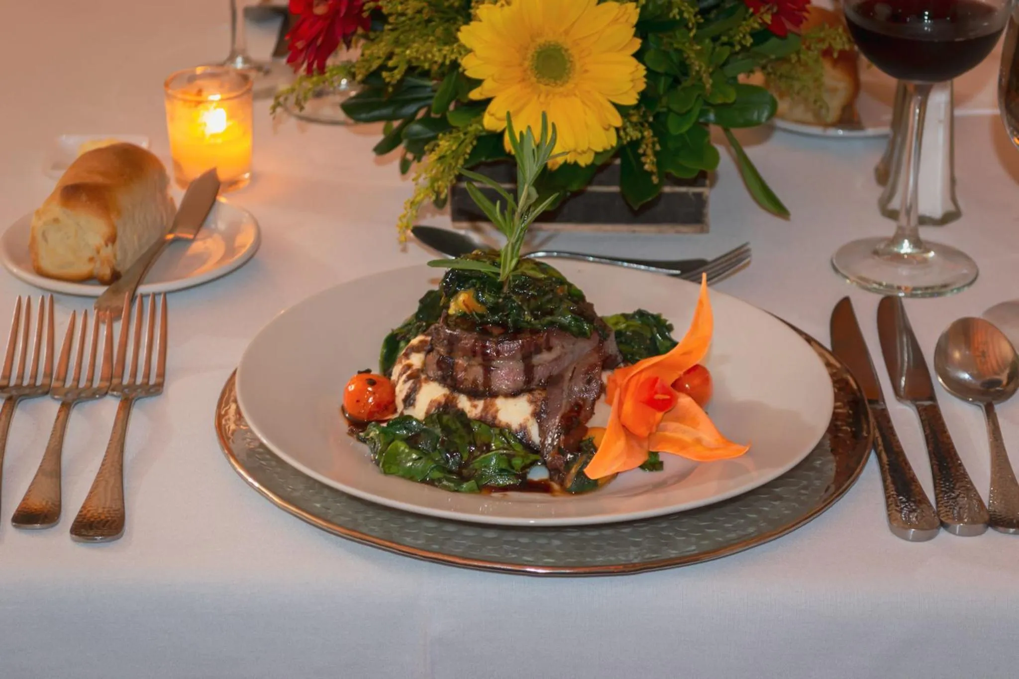 Food and drinks in Hacienda de los Santos