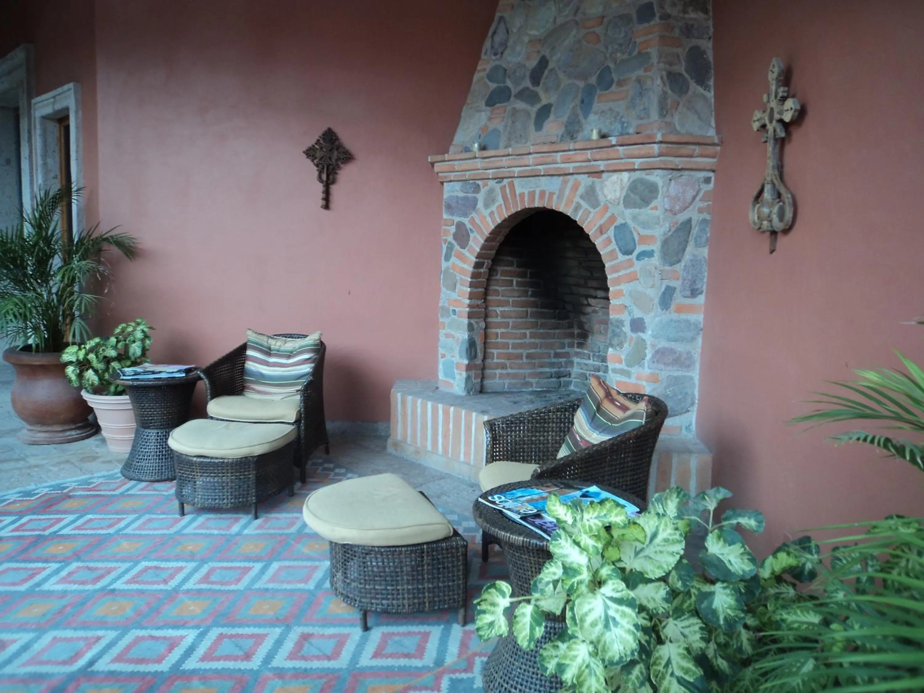 Garden in Hacienda de los Santos