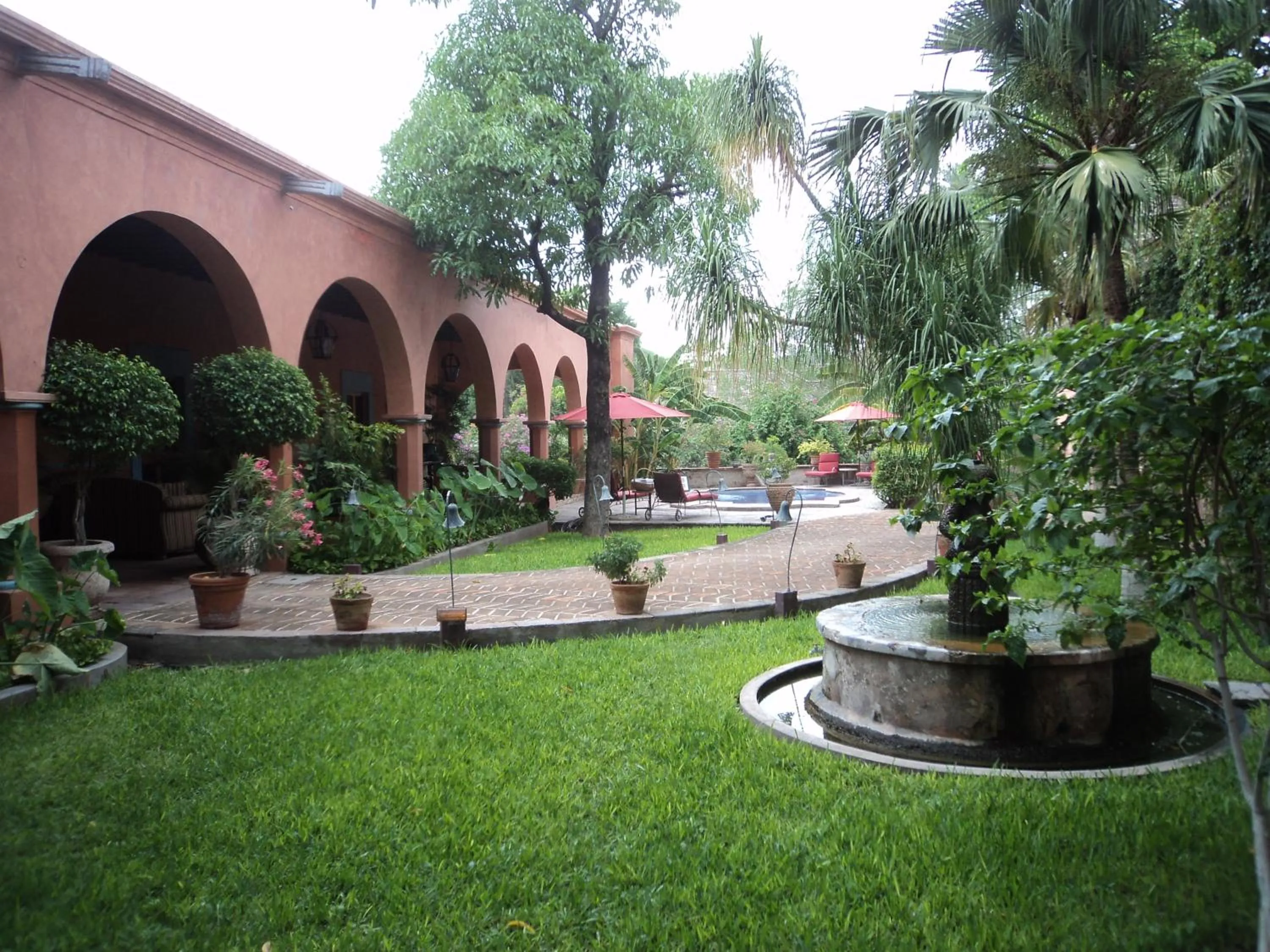 Patio in Hacienda de los Santos