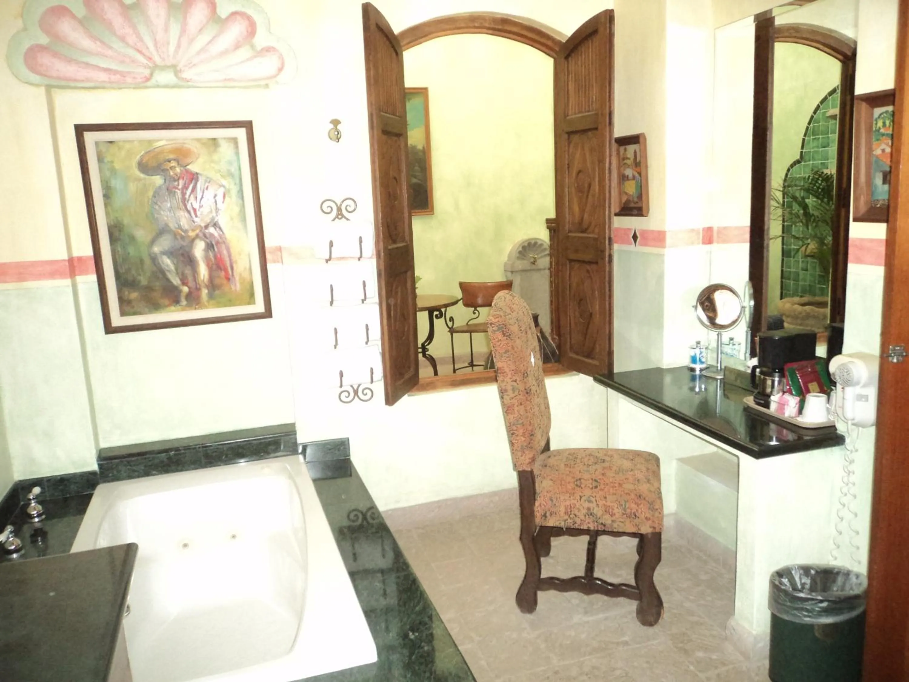 Bathroom in Hacienda de los Santos